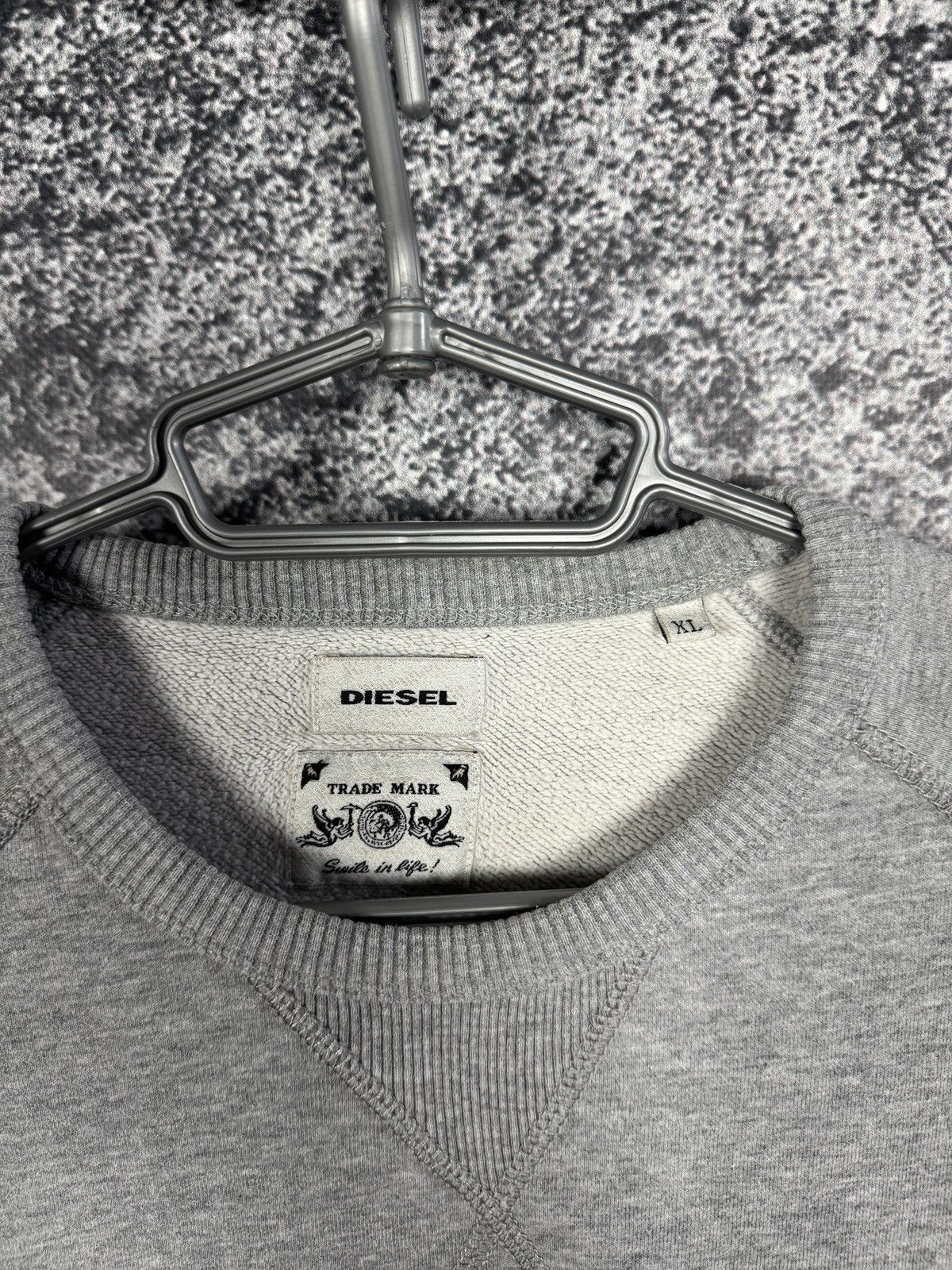 Diesel Diesel Trade Mark Crewneck Sweatshirt Big Logo Pullover XL Size US XL / EU 56 / 4 - 7 Thumbnail