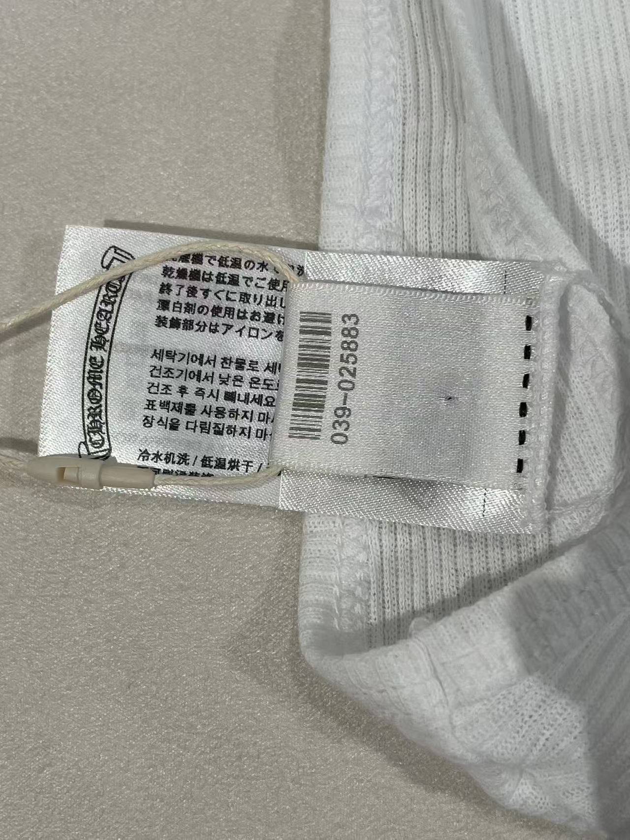 Chrome Hearts Chrome Hearts Neck Logo White Tank Top Size M / US 6-8 / IT 42-44 - 19 Thumbnail