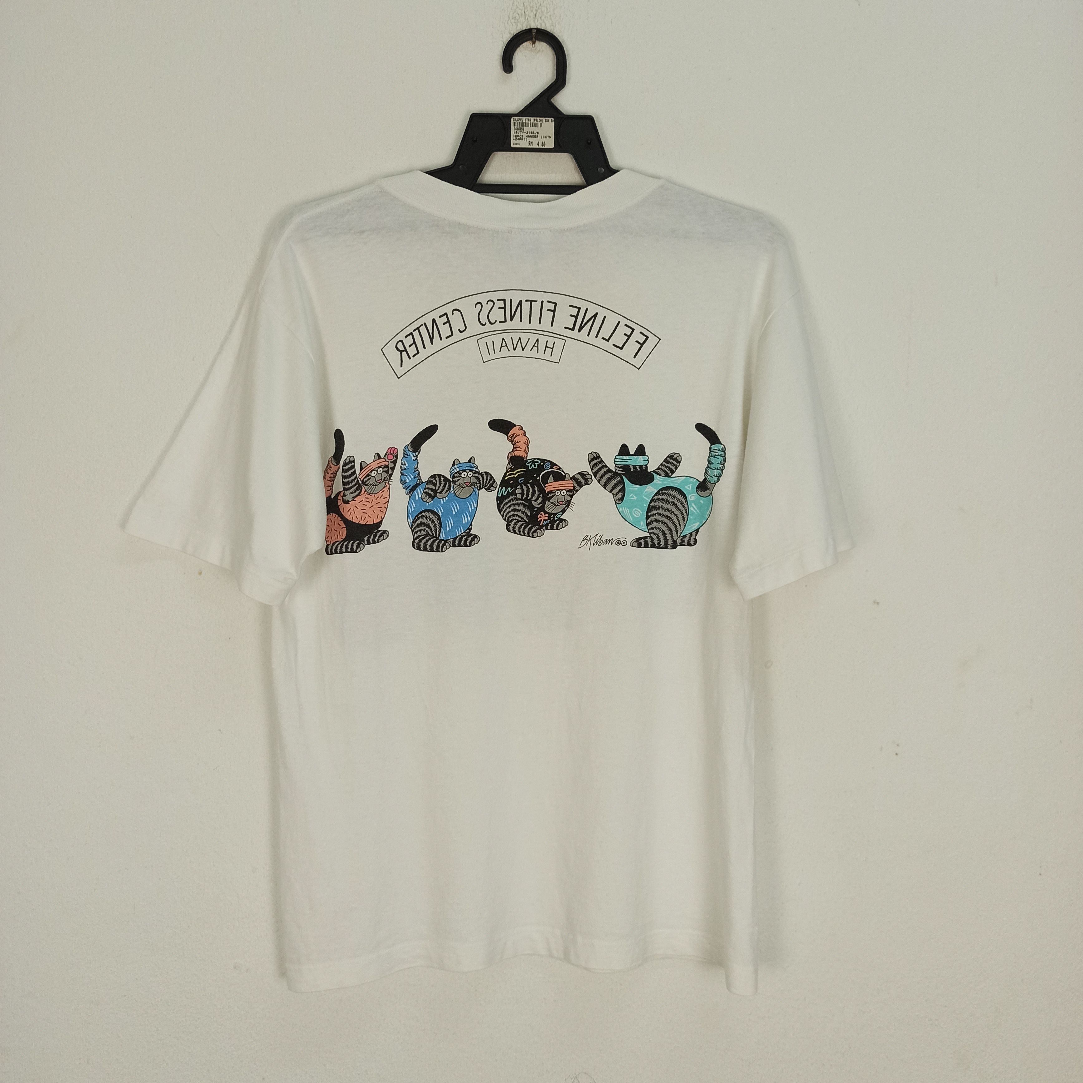 Vintage Vintage Cats Crazy Shirt Aerobics BK Kliban promo tshirt Size US S / EU 44-46 / 1 - 10 Thumbnail