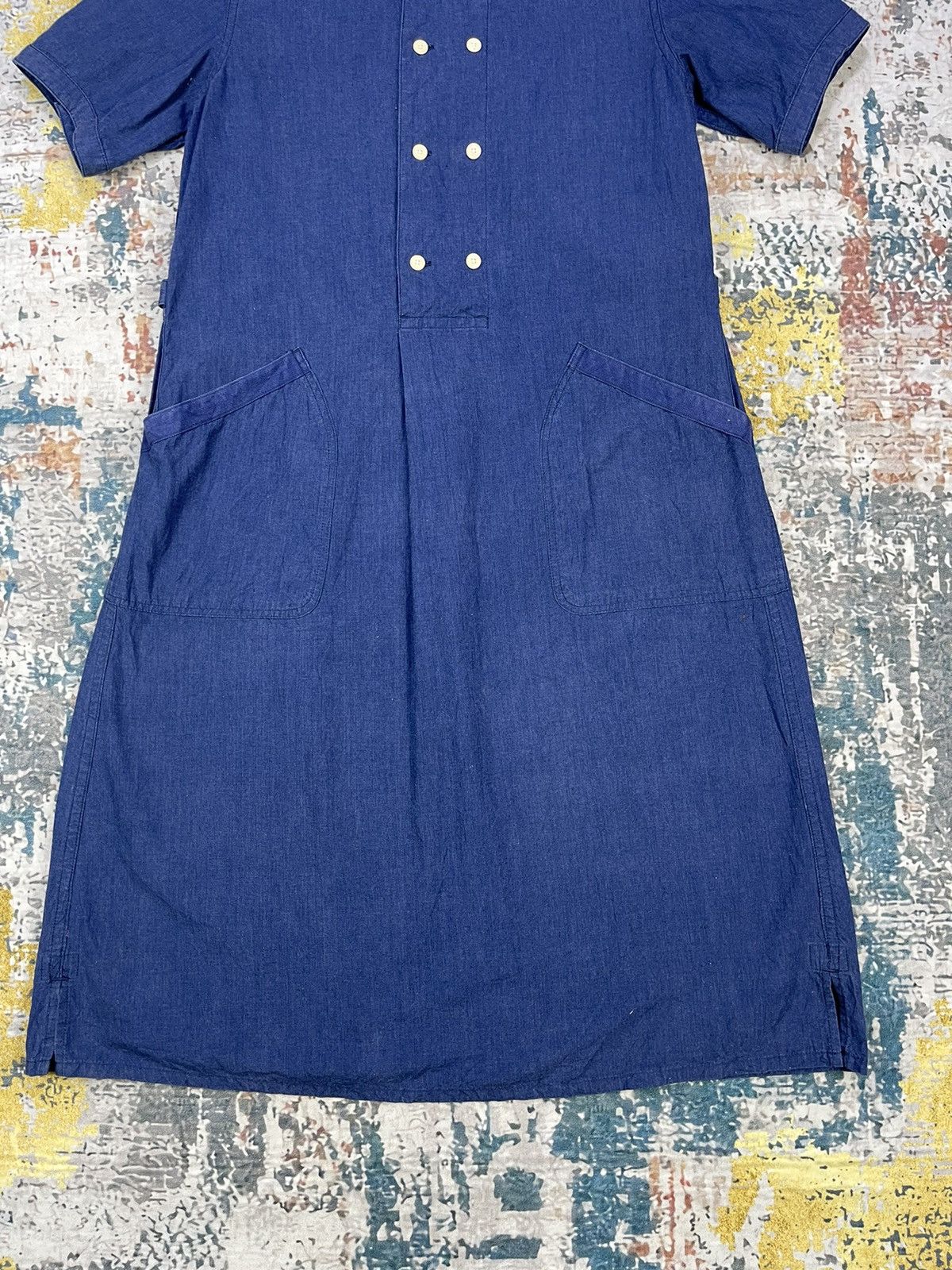 Margaret Howell MHL Margaret Howell Double Breasted Indigo Dress Size S / US 4 / IT 40 - 2 Thumbnail