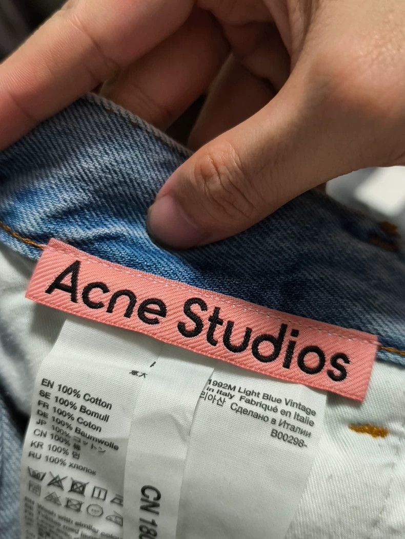 Acne Studios acne studios 1992 blue jeans 2503-Nextarrow Size US 32 / EU 48 - 8 Thumbnail