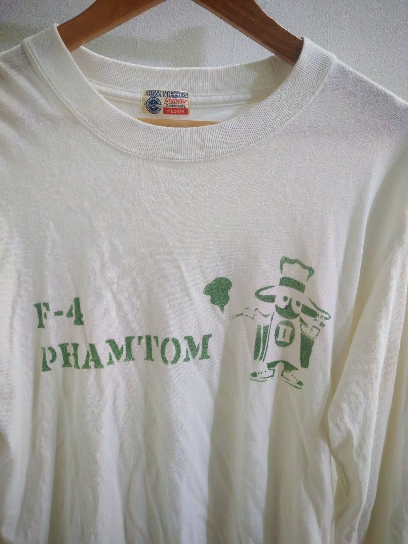 Buzz Rickson's Vintage Buzz Rickson F-4 Phantom Long Sleeve Tee Size US M / EU 48-50 / 2 - 2 Thumbnail