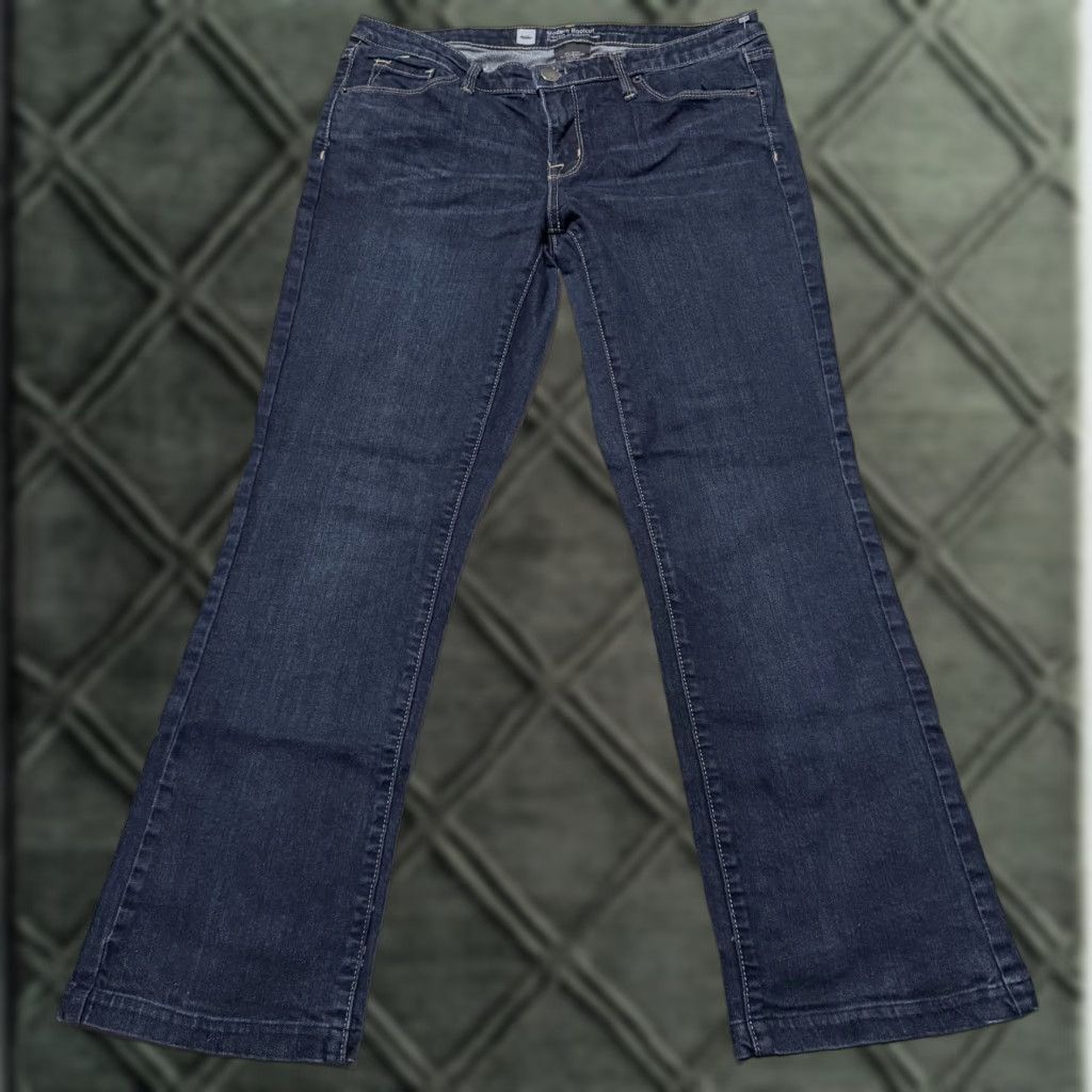 Mossimo Mossimo Jeans Bootcut Women Blue Low Rise Stretch 8L Denim Modern Premium 90s Retro Size 30" / US 8 / IT 44 - 1 Thumbnail