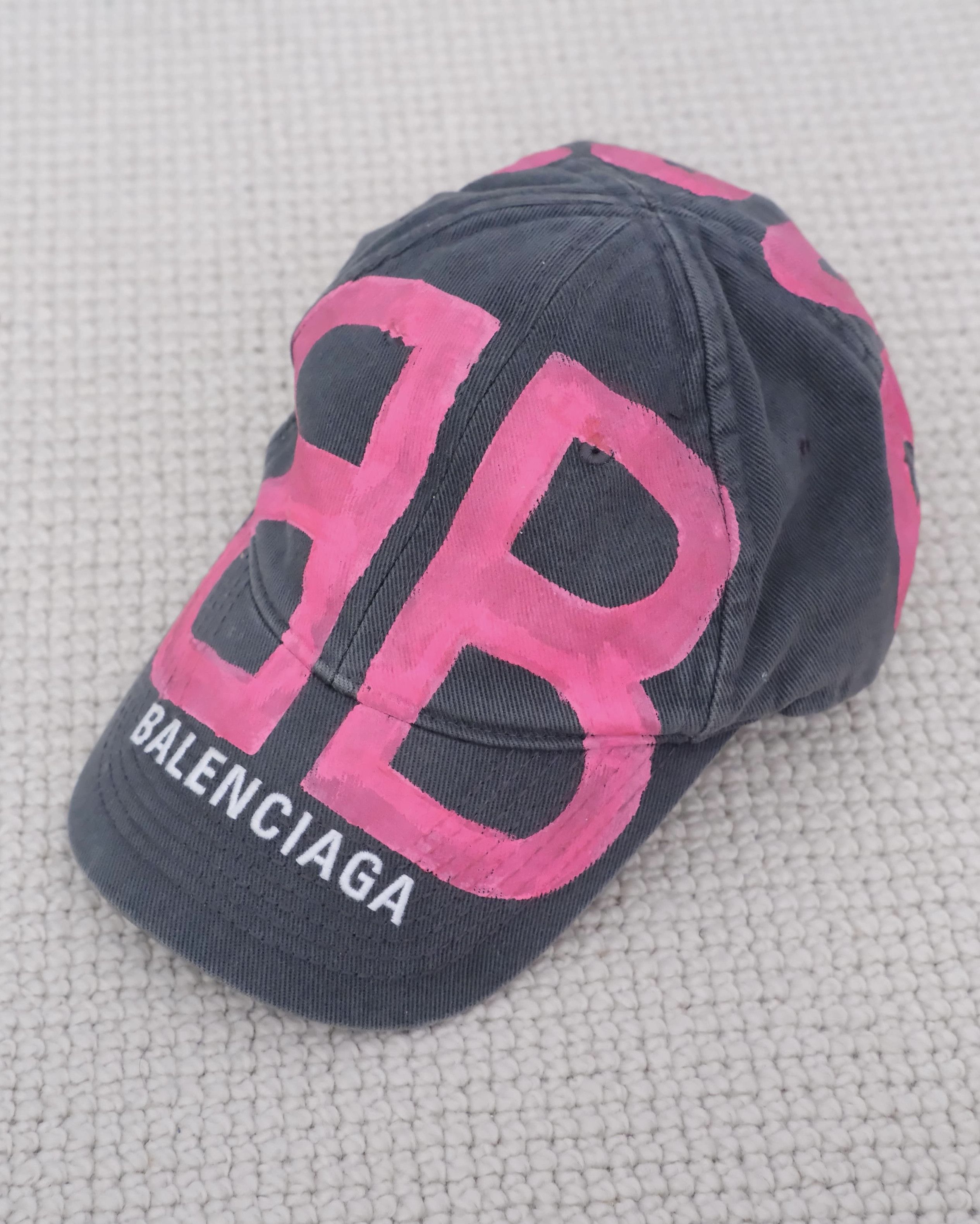 帽子 BALENCIAGA BB Sprayed Cap Balenciaga BB Sprayed Cap Grey - US