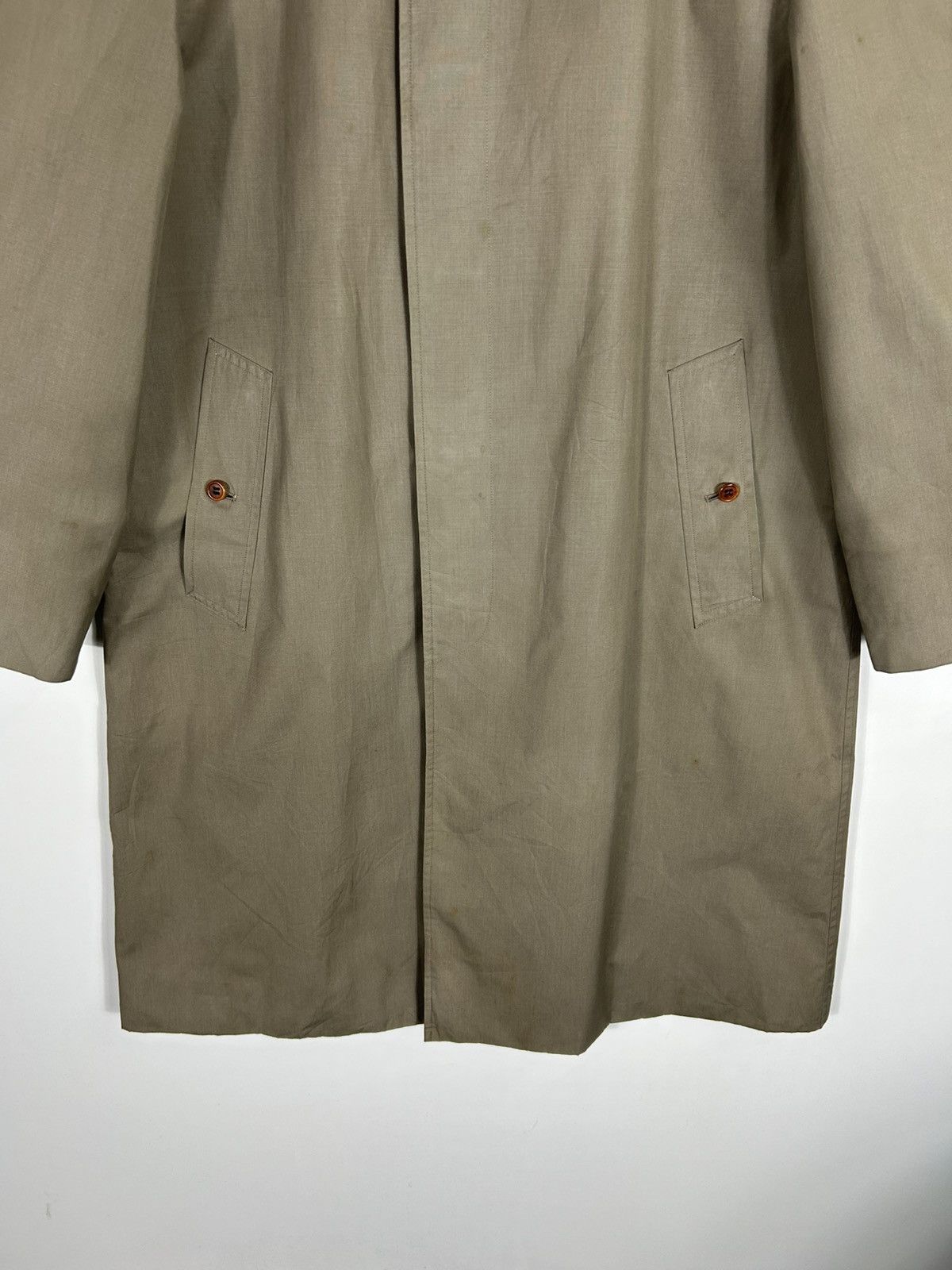 Burberry ⚡️Vintage Burberrys Button Long Coat Jacket Size US M / EU 48-50 / 2 - 5 Thumbnail