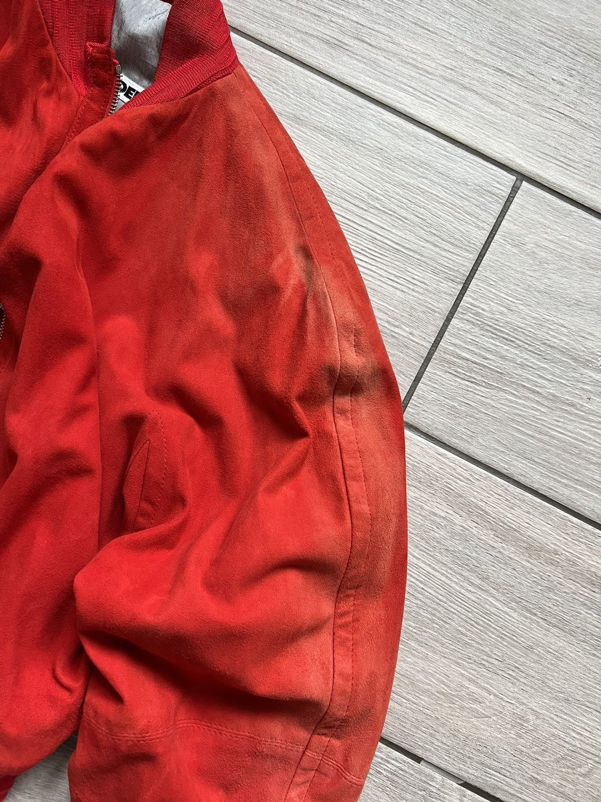 Jil Sander ARCHIVE Vintage Jil Sander Red Bomber Jacket 90s Designer Size M / US 6-8 / IT 42-44 - 17 Thumbnail