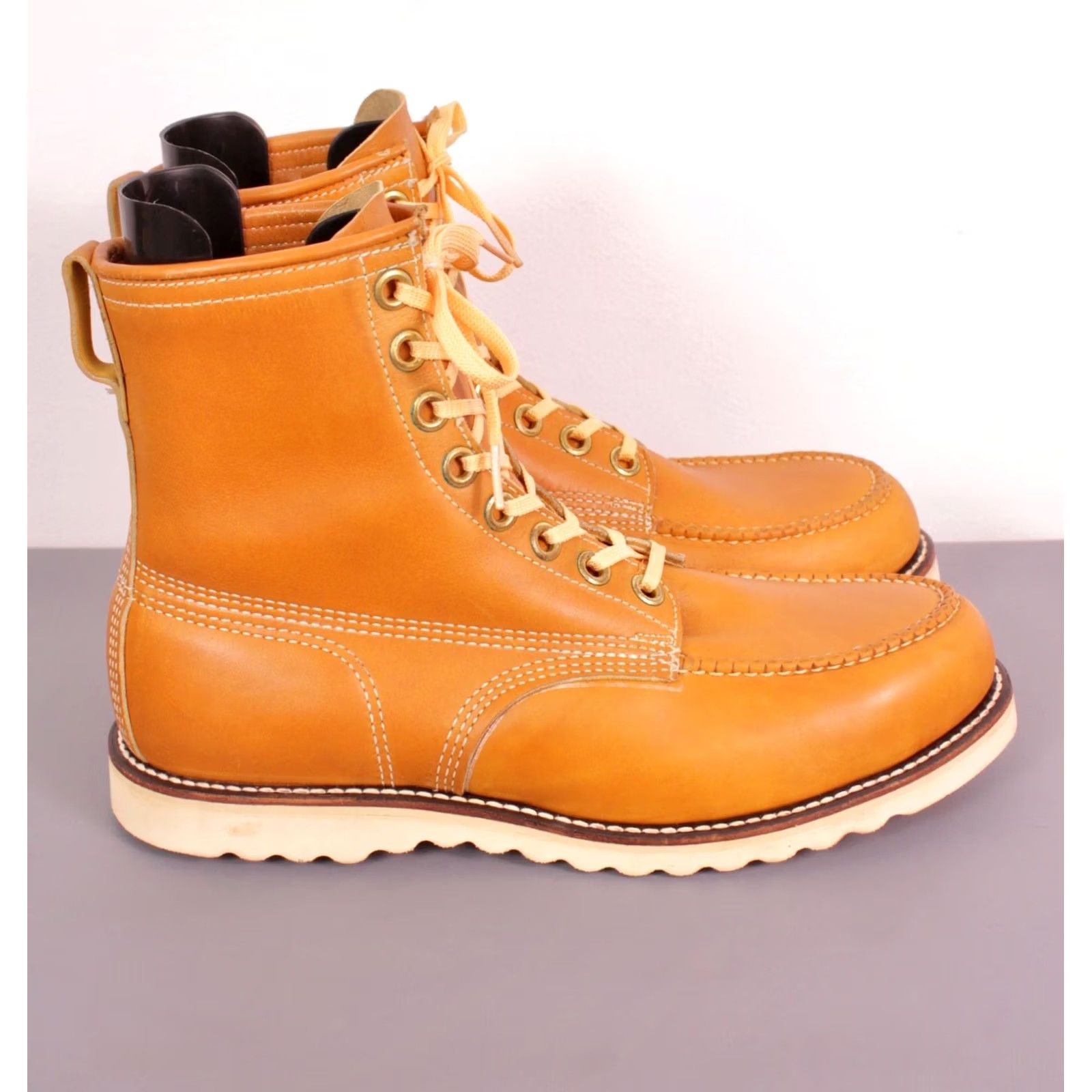 Vintage VINTAGE 70s Tan Hunting / Hiking Boots Sz 9.5 E Leather Crepe Sole Mens Size US 10 / EU 43 - 5 Thumbnail