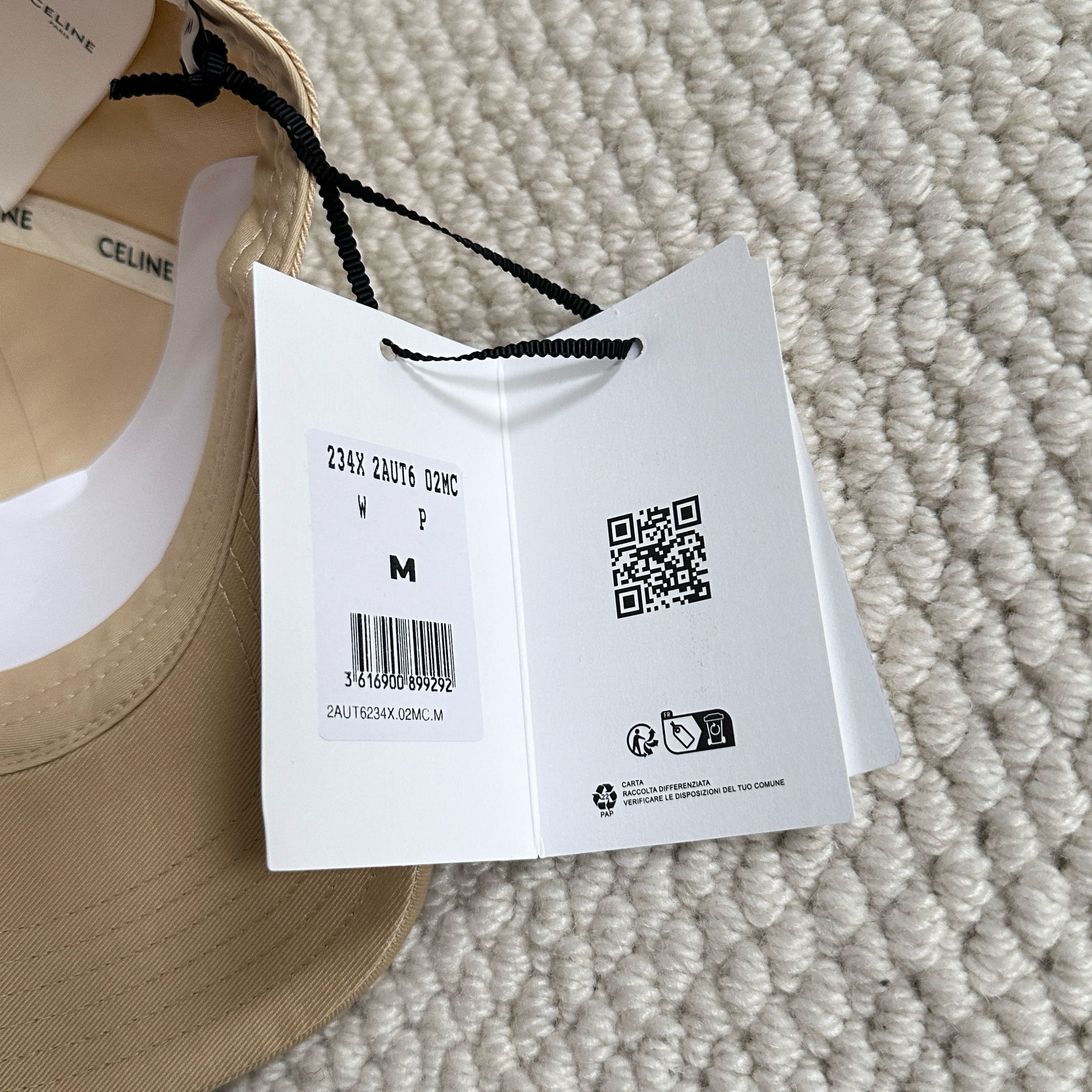 Celine CELINE Triomphe baseball cap in washed cotton Size ONE SIZE - 4 Thumbnail