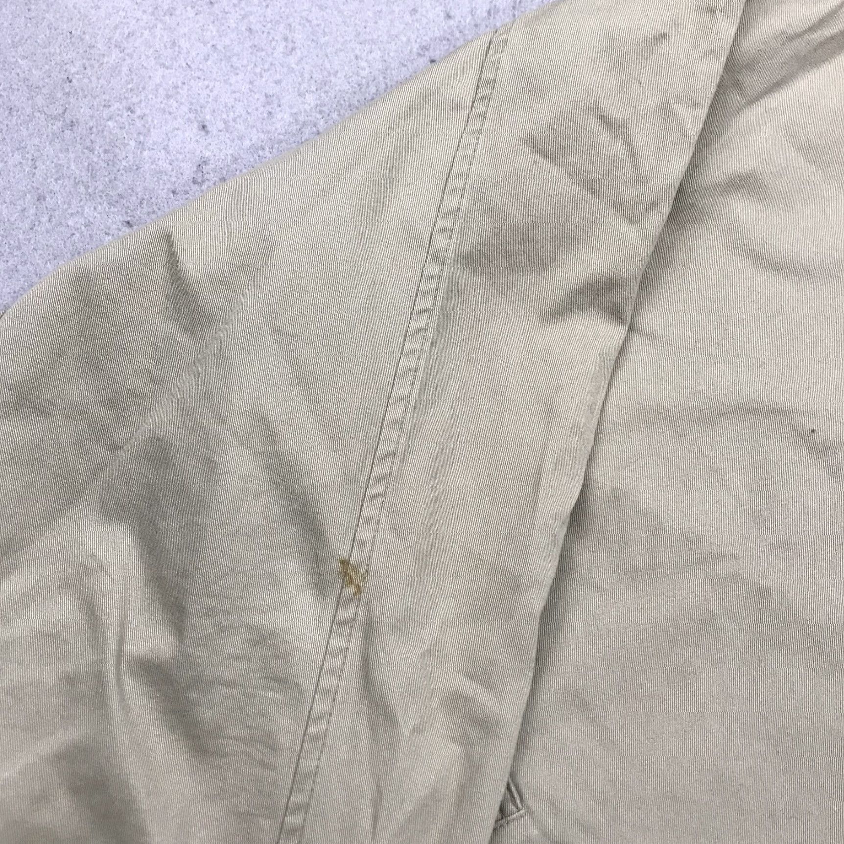 Polo Ralph Lauren VINTAGE Polo Ralph Lauren Jacket Mens 2XL Beige Cotton Bomber Zip Preppy 90s Size US XXL / EU 58 / 5 - 5 Thumbnail