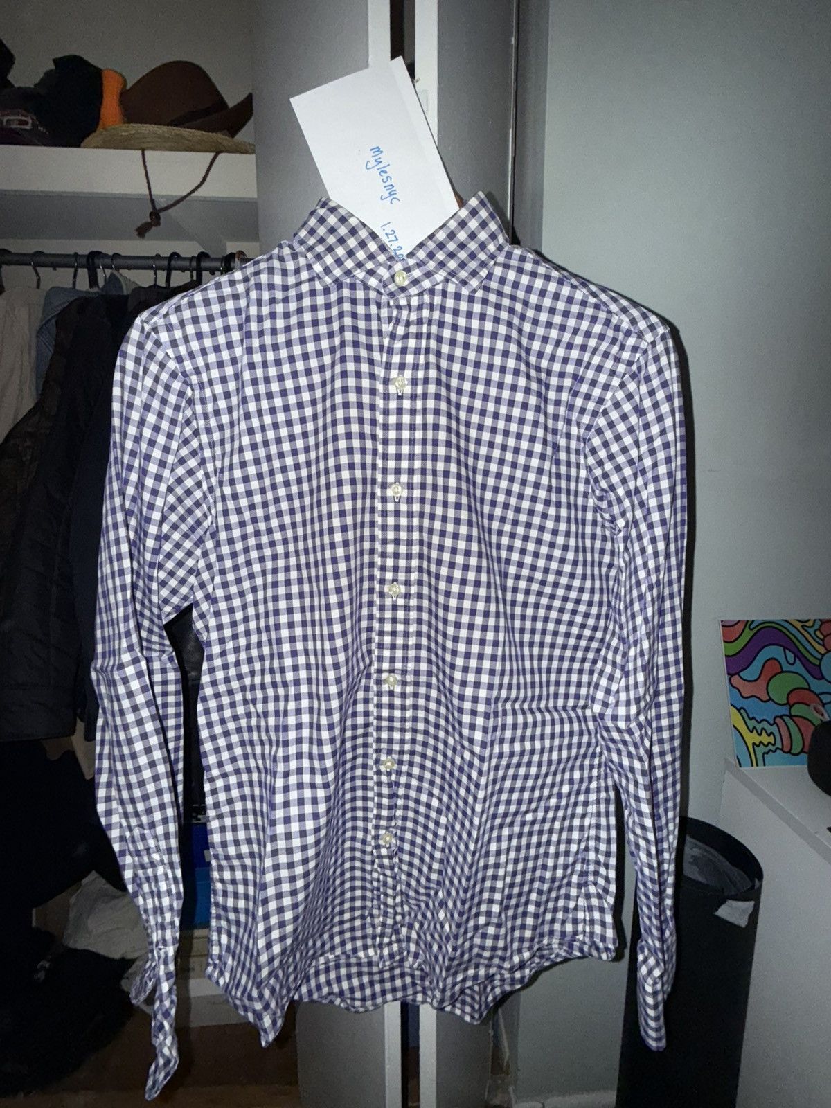 Polo Ralph Lauren Vintage Ralph Lauren Gingham Dress Shirt Size US S / EU 44-46 / 1 - 1 Thumbnail