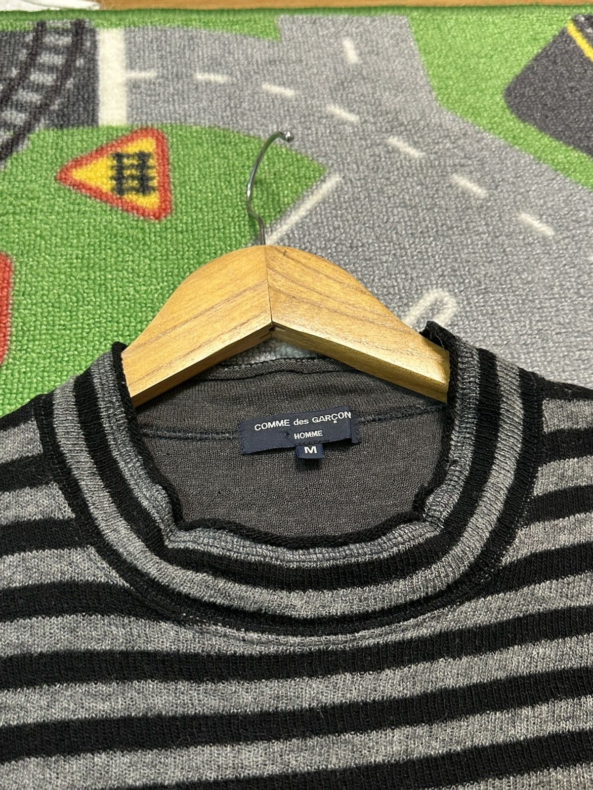 Comme des Garcons AW13 Comme des Garcons Stripes Mohair Sweater L/S Size US M / EU 48-50 / 2 - 18 Thumbnail