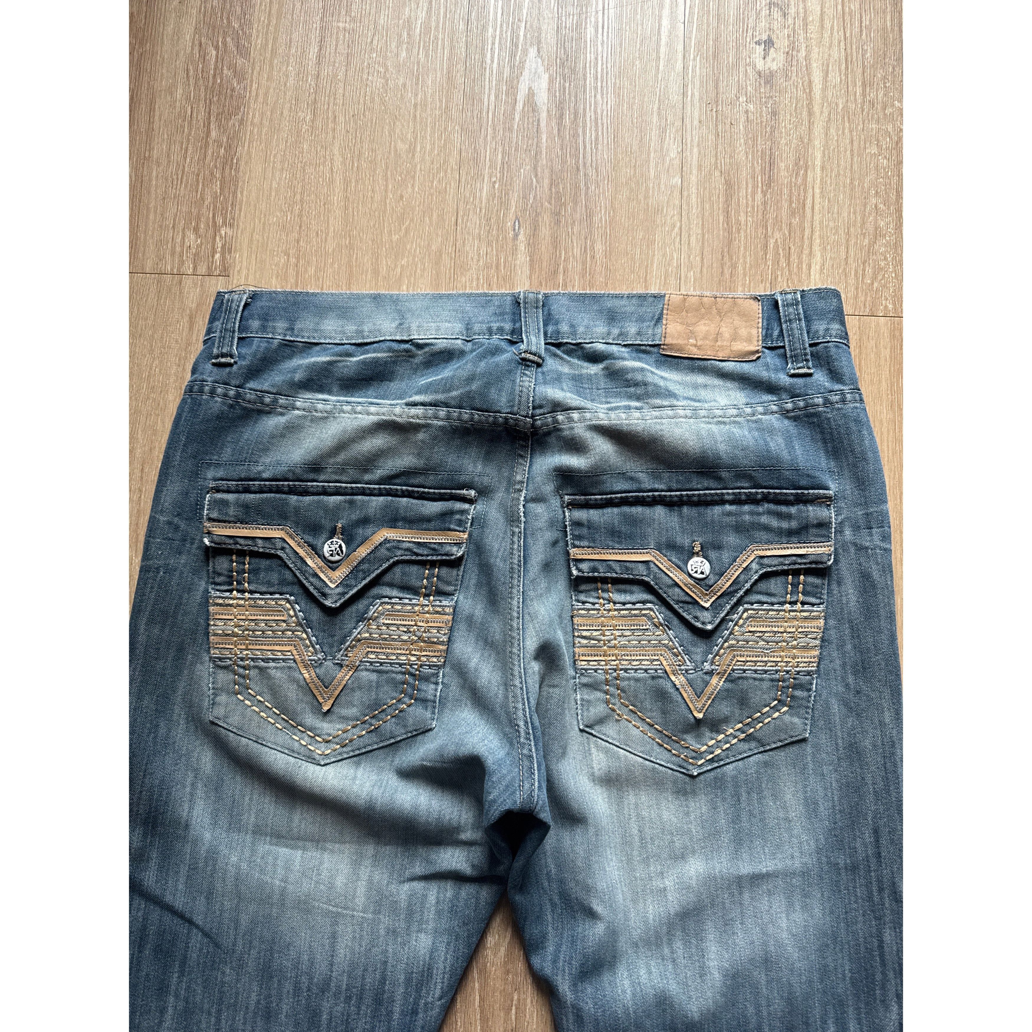 Vintage Vintage Y2K Red Ape Boot Cut Denim Jeans Size US 36 / EU 52 - 6 Thumbnail