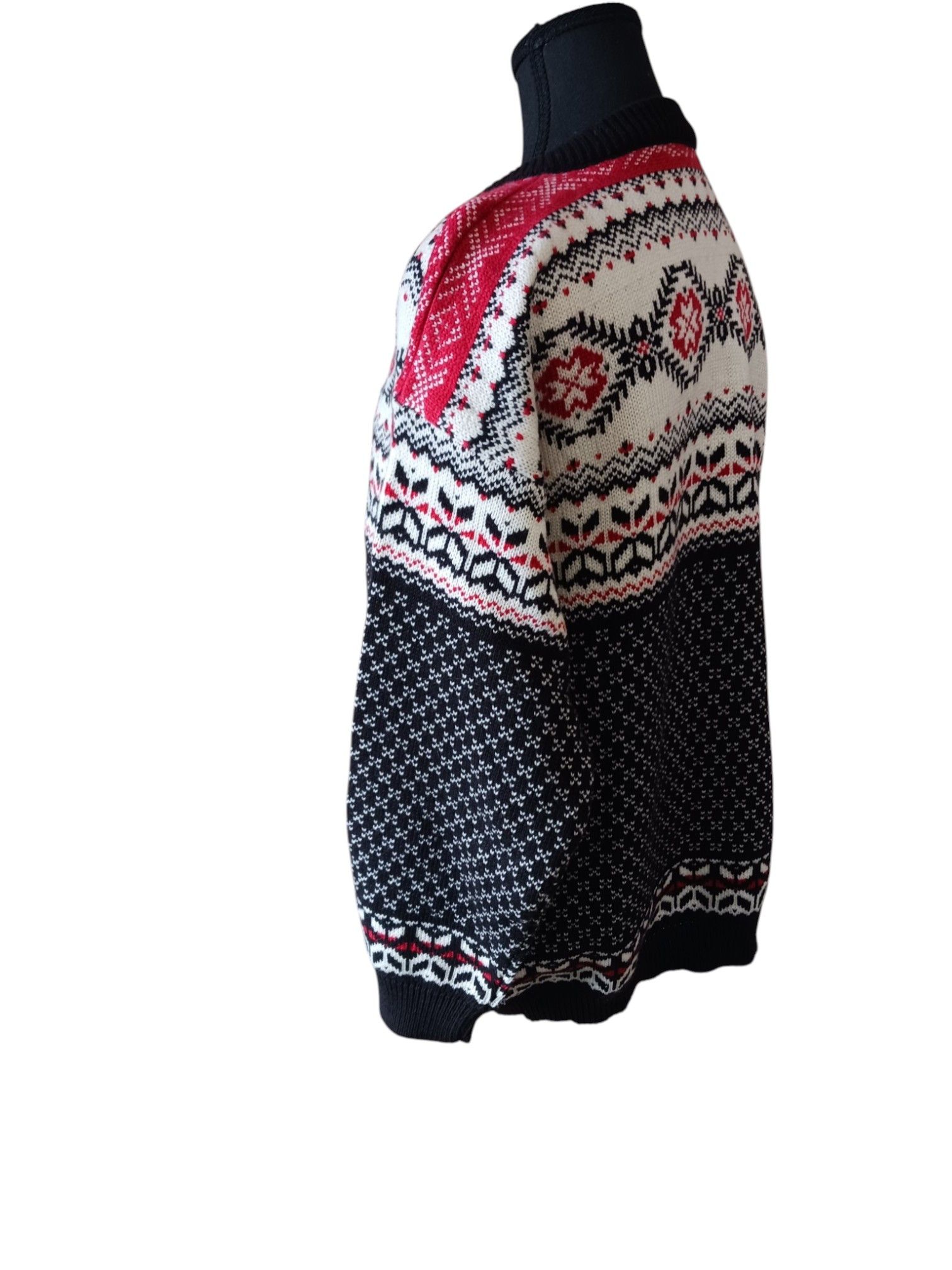 Vintage Vintage Fair Isle Cardigan Buckle Closure Unisex L Size L / US 10 / IT 46 - 6 Thumbnail