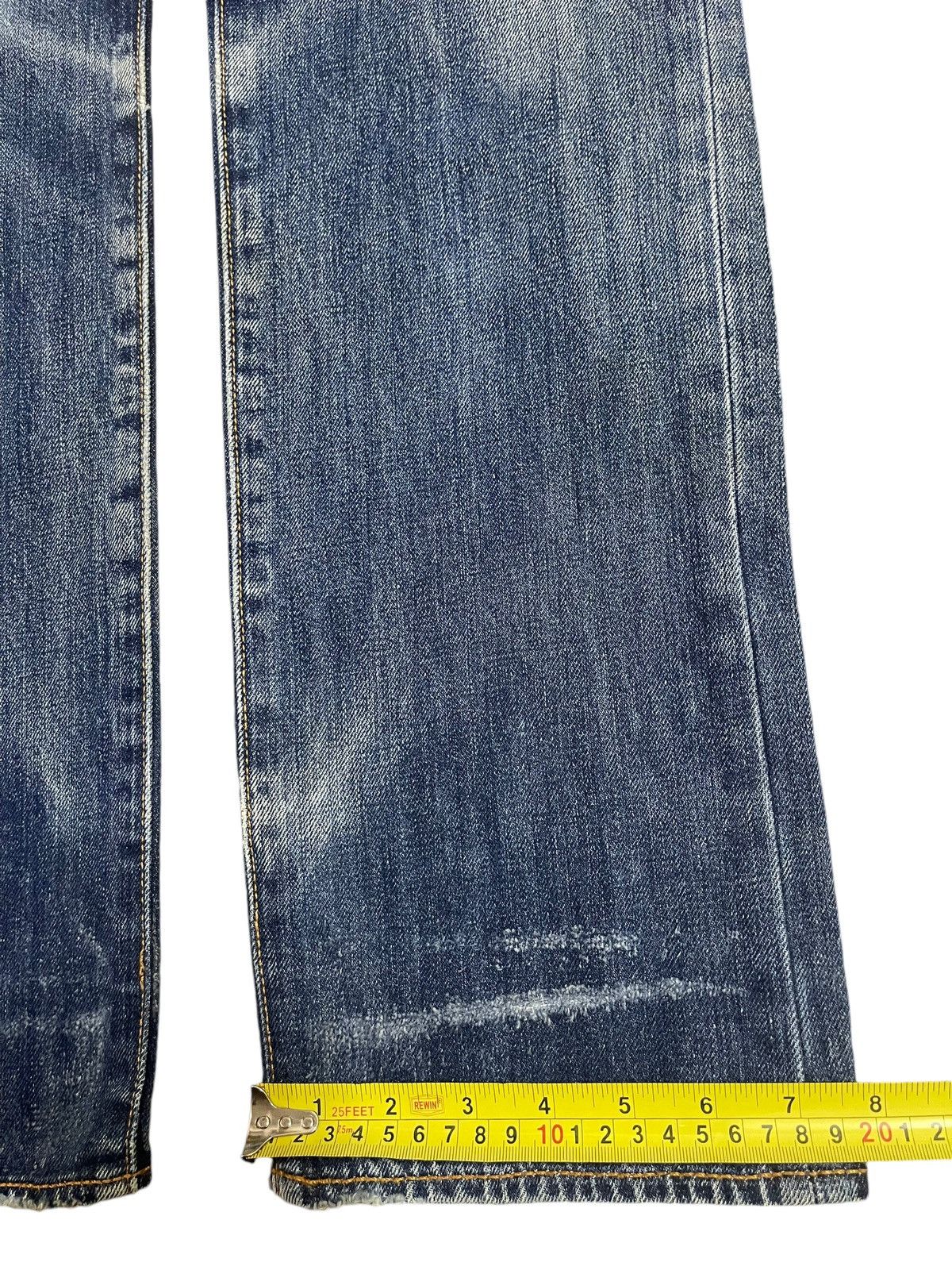 Levi's Levis 501 Blue Faded Wash Distressed Style Jeans Size US 29 - 16 Thumbnail