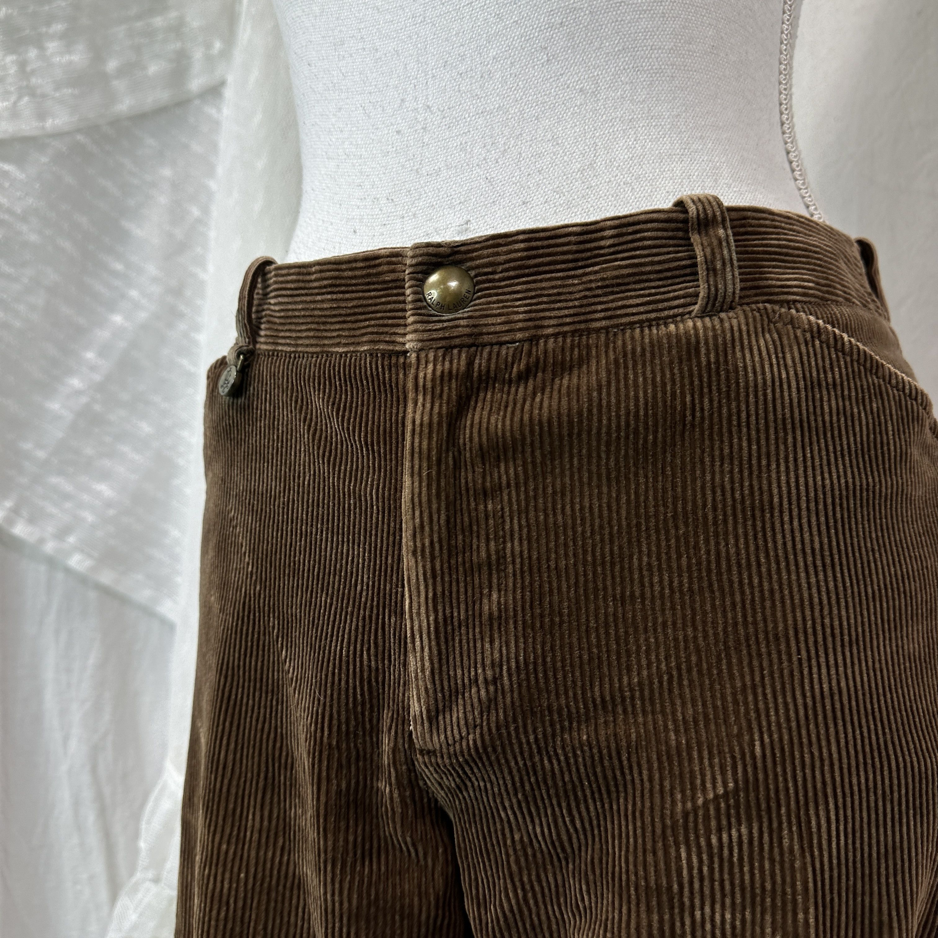 Polo Ralph Lauren Vintage Corduroy Polo Ralph Lauren Women's Pants Y2K Size 25" / US 0 / IT 36 - 7 Thumbnail