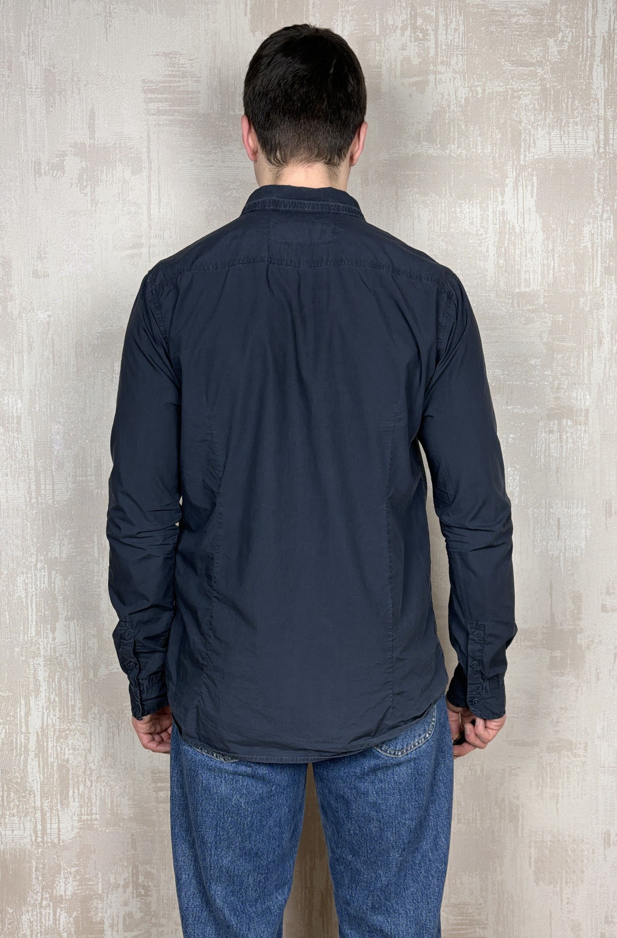 Rundholz Rundholz Dip Long Sleeve Shirt Faded Color Navy Blue Size US L / EU 52-54 / 3 - 18 Thumbnail