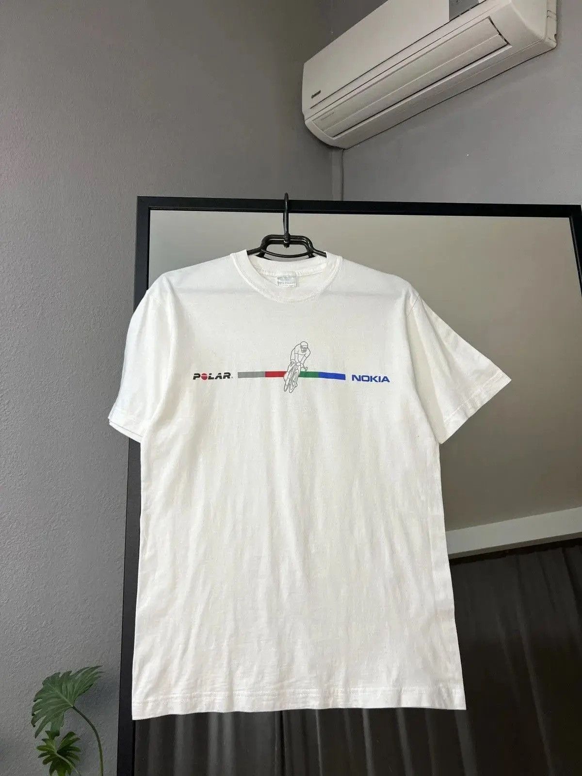 Microsoft × Vintage Vintage 90s Nokia Promo White Tee (Apple Sony Samsung) Size US S / EU 44-46 / 1 - 1 Thumbnail