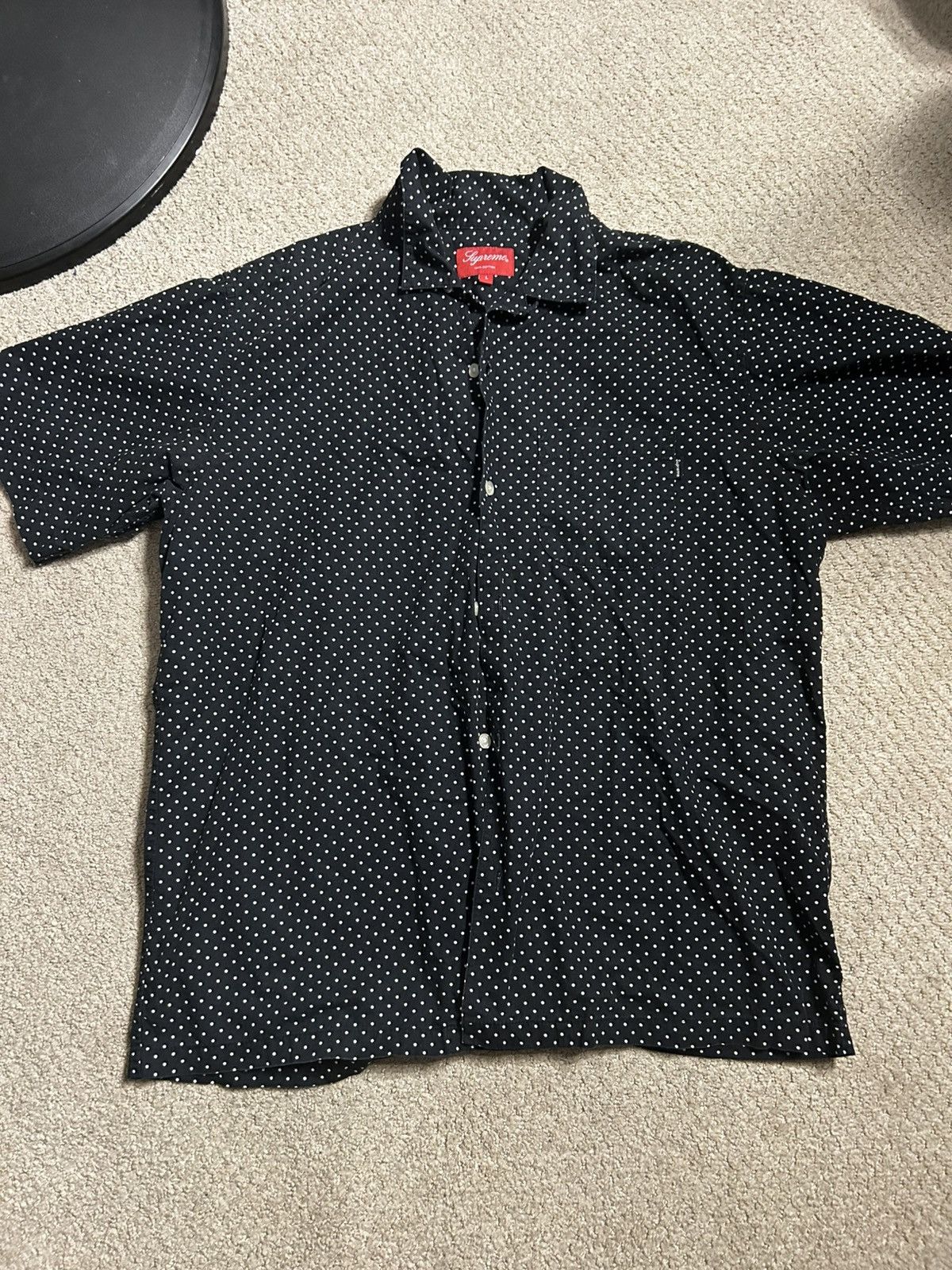 シュプリーム Supreme Polka Dot Denim Shirt Supreme Polka Dot Denim Shirt (SS18) - $128