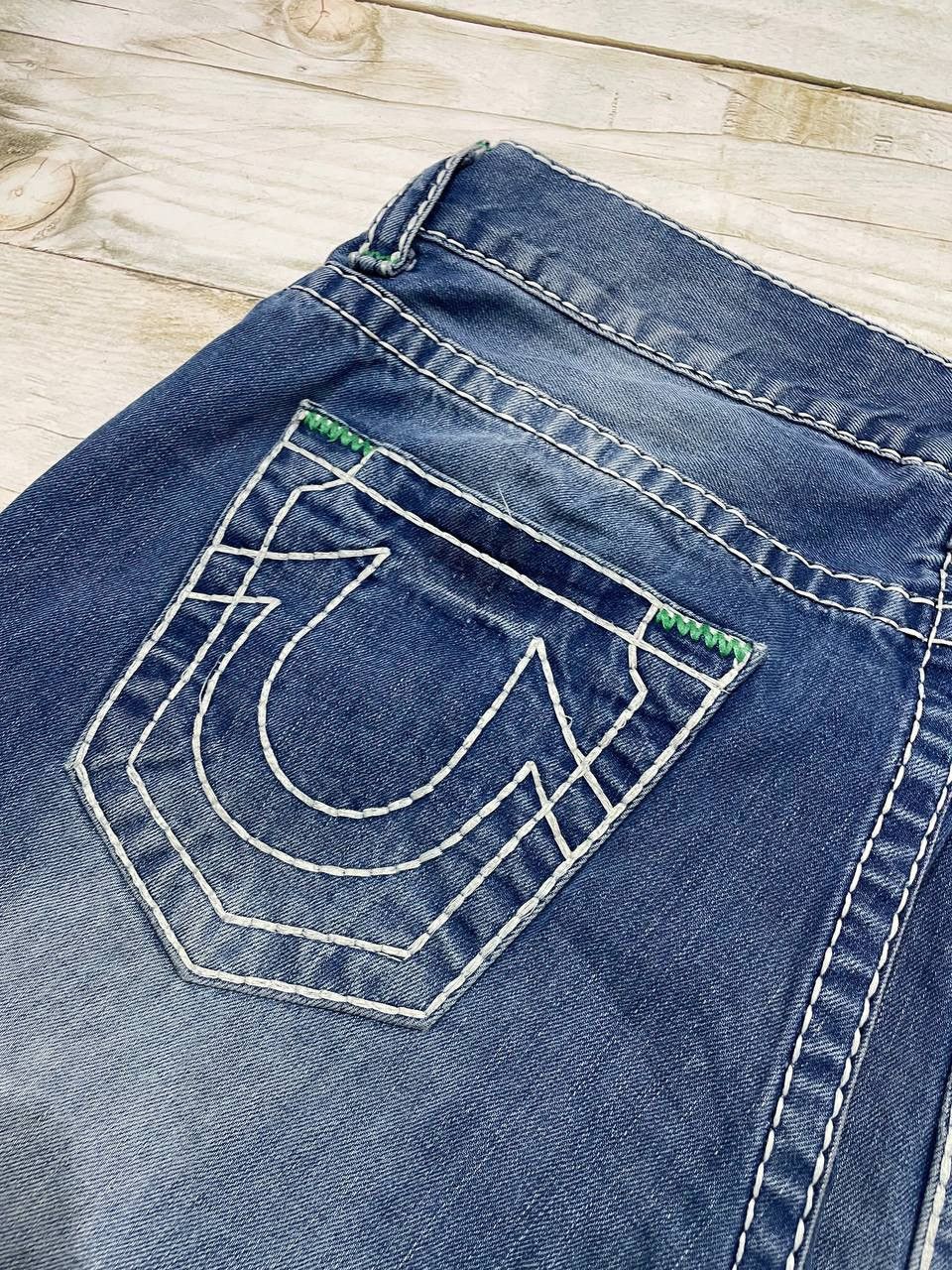 Japanese Brand Vintage True Religion Ricky Super Denim Jeans Baggy Size US 36 / EU 52 - 13 Thumbnail