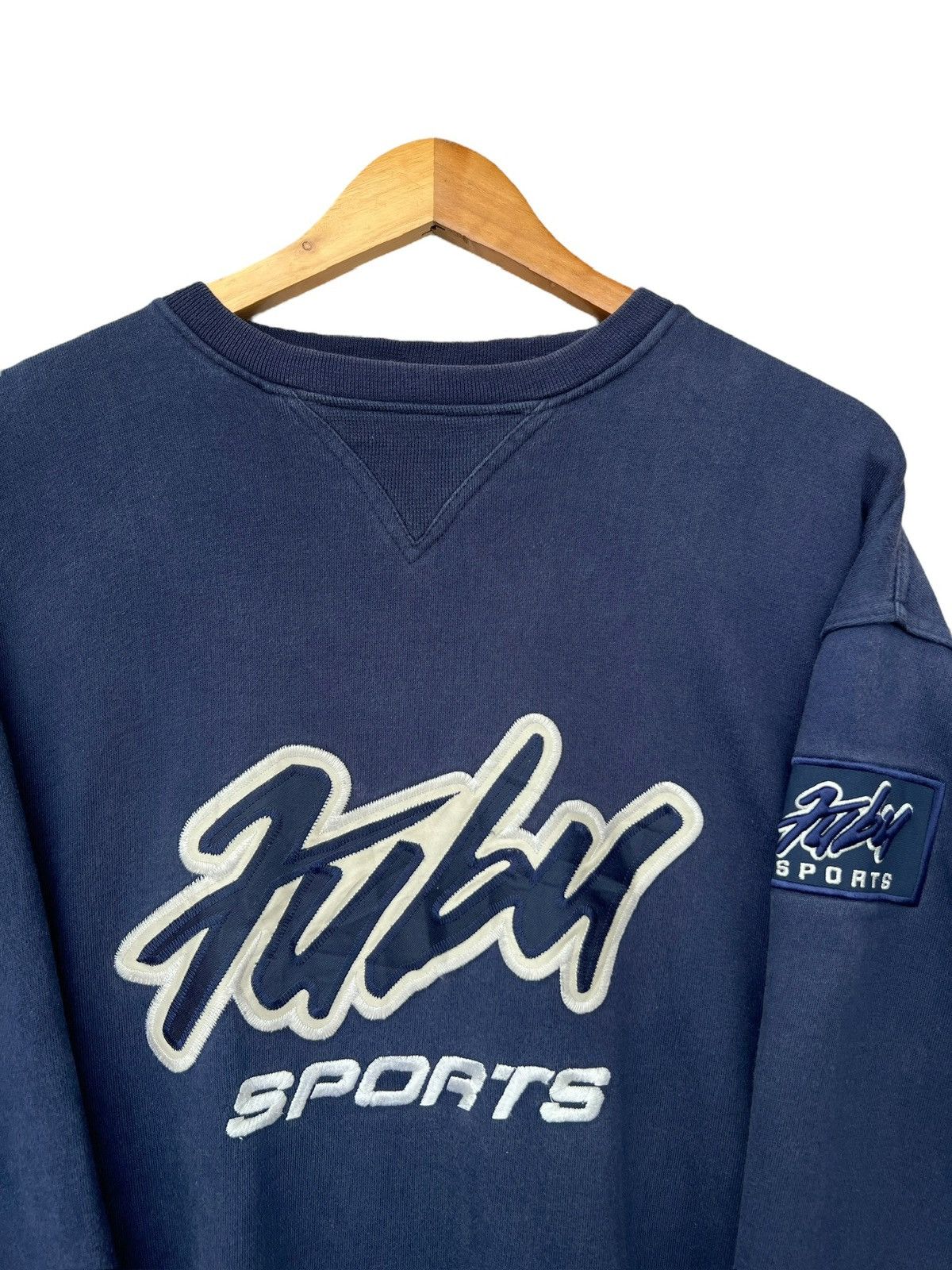Fubu Vintage Y2K Fubu Big Logo Baggy Boxy Sweatshirt Size US XXL / EU 58 / 5 - 3 Thumbnail