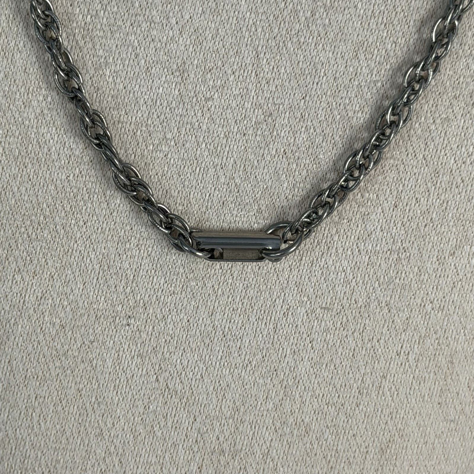 Other VTG 1950 Silver-Tone Rhinestone Faux Pearl Pendant Necklace Size ONE SIZE - 4 Thumbnail