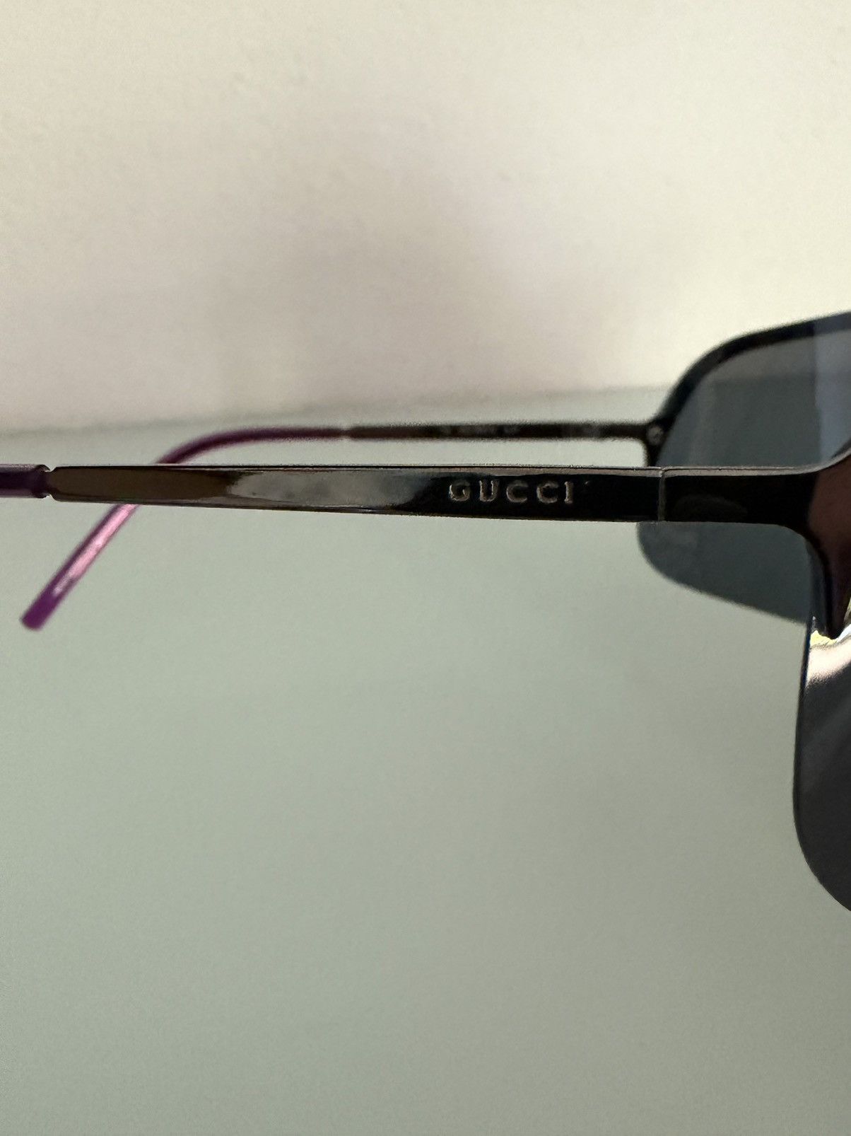 Gucci Gucci by Tom Ford 2001 "Aaliyah" oversize mask sunglasses Size ONE SIZE - 9 Thumbnail