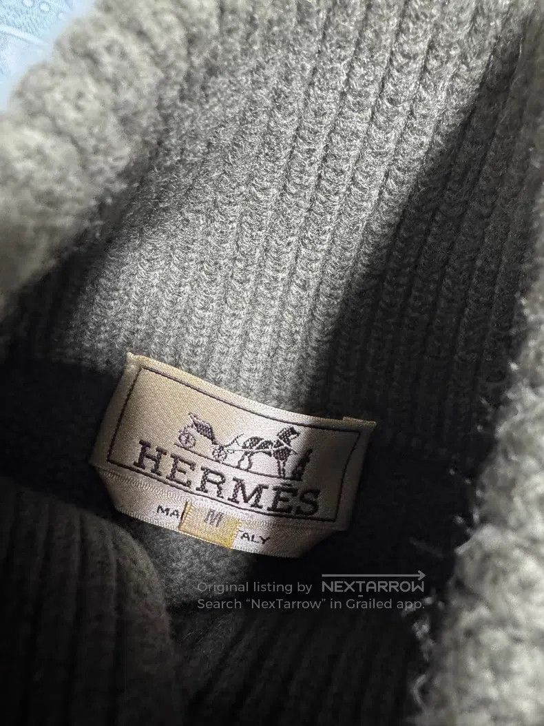 Hermes Hermes 100% cashmere + lamb leather jacket Size US M / EU 48-50 / 2 - 7 Thumbnail