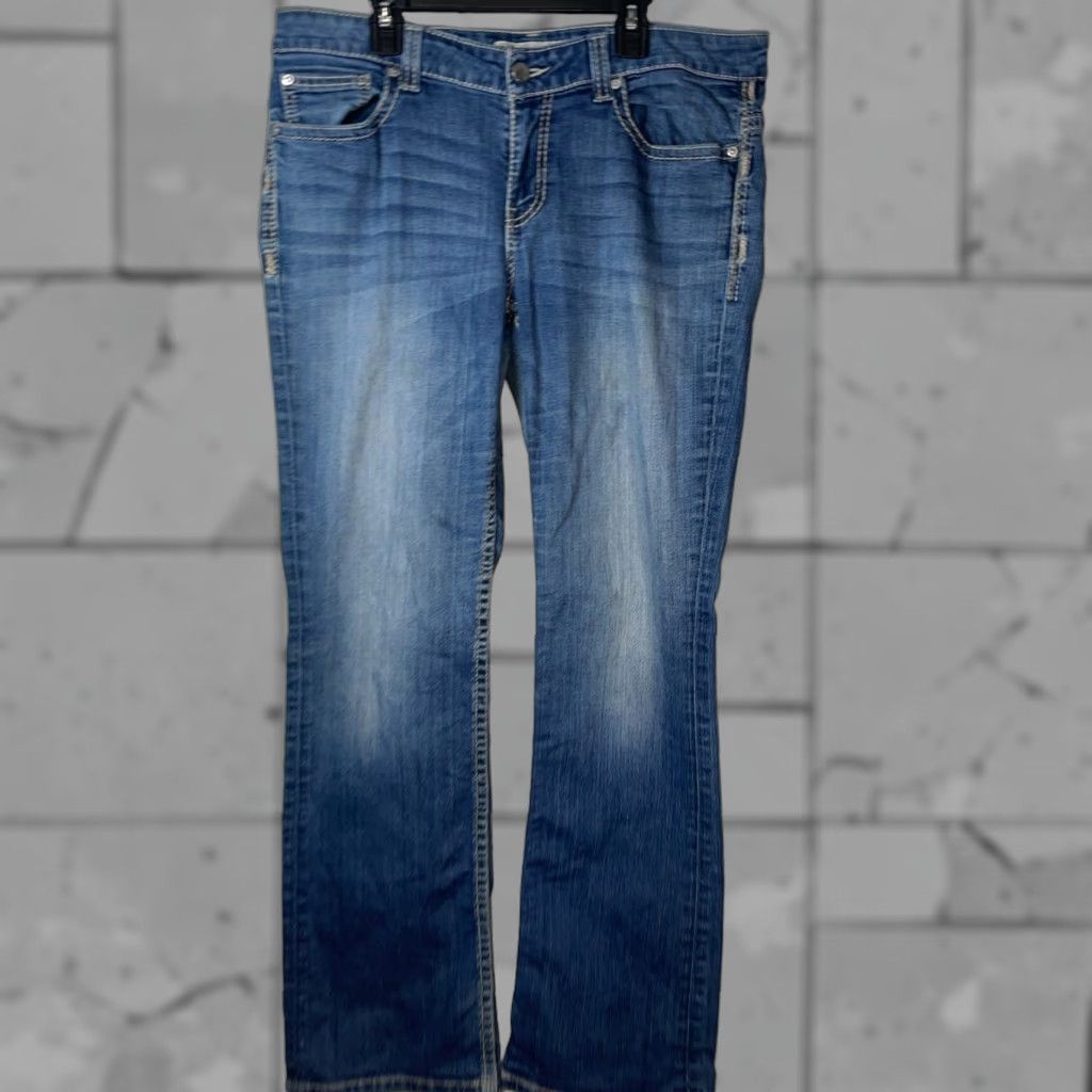 Vintage BKE Payton Women's Straight Leg Jeans Blue Denim Size 30R Inseam 32 Size 30" / US 8 / IT 44 - 1 Thumbnail