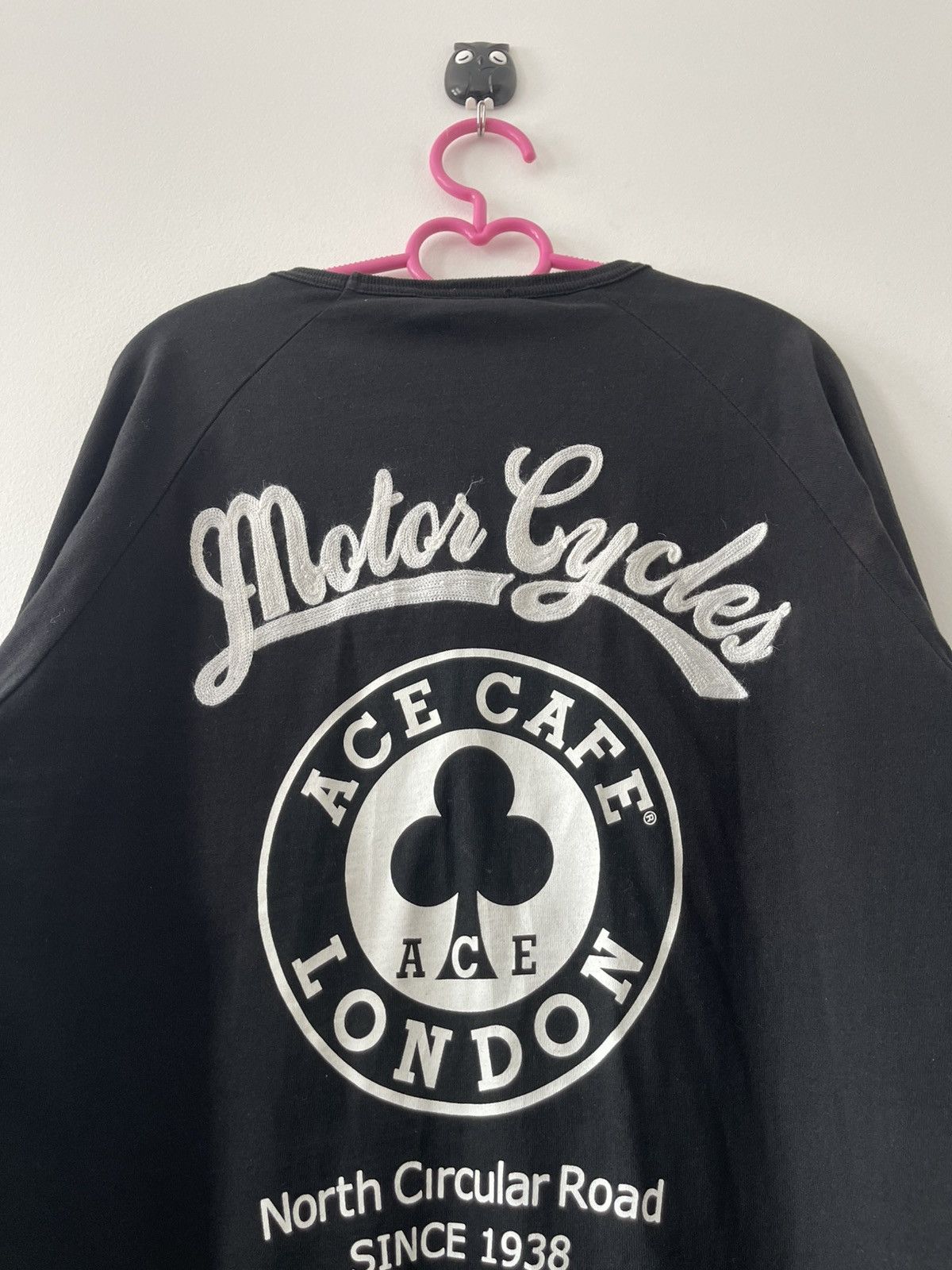 Harley Davidson Rare Vintage ACE CAFE LONDON ROCKERS Spell Out Embroidered Size US XL / EU 56 / 4 - 2 Thumbnail