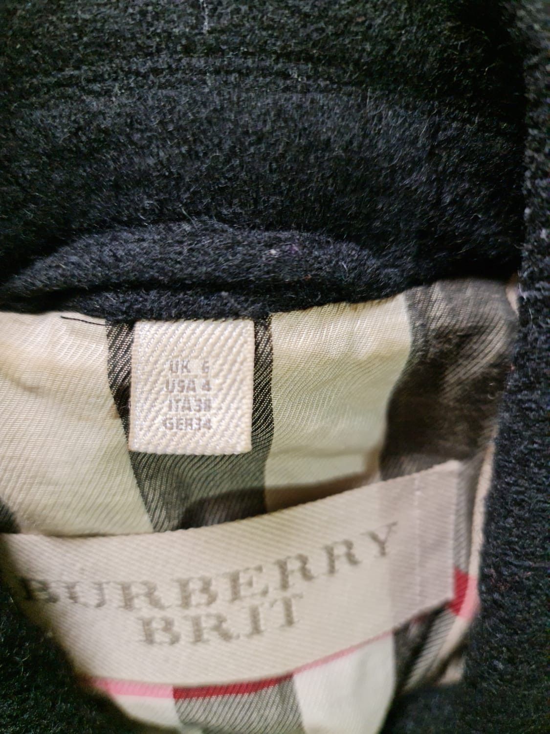 Burberry Burberry Brit Women Plaid PeaCoat nova check Blend Short Size S / US 4 / IT 40 - 13 Thumbnail