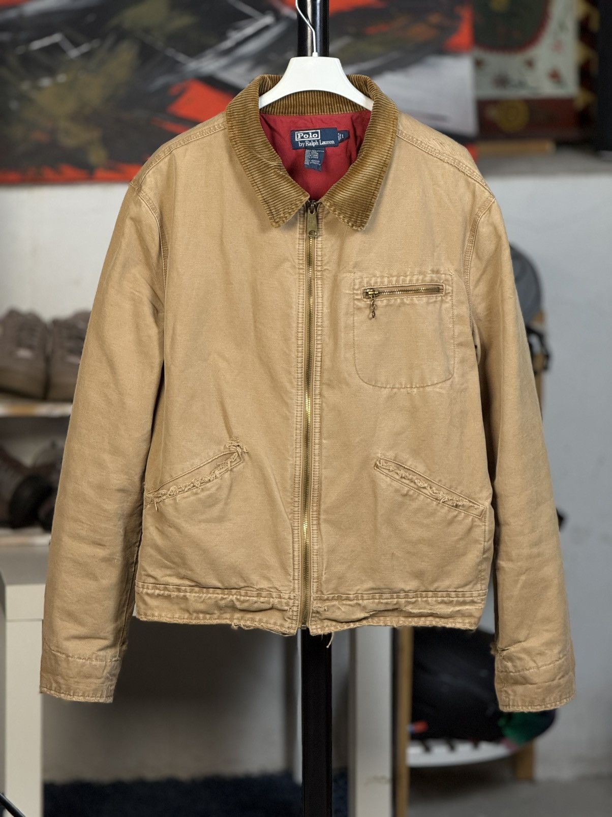 Polo Ralph Lauren Polo Polo Ralph Lauren "91-B Type" Work Jacket (1990's) Size US L / EU 52-54 / 3 - 1 Thumbnail
