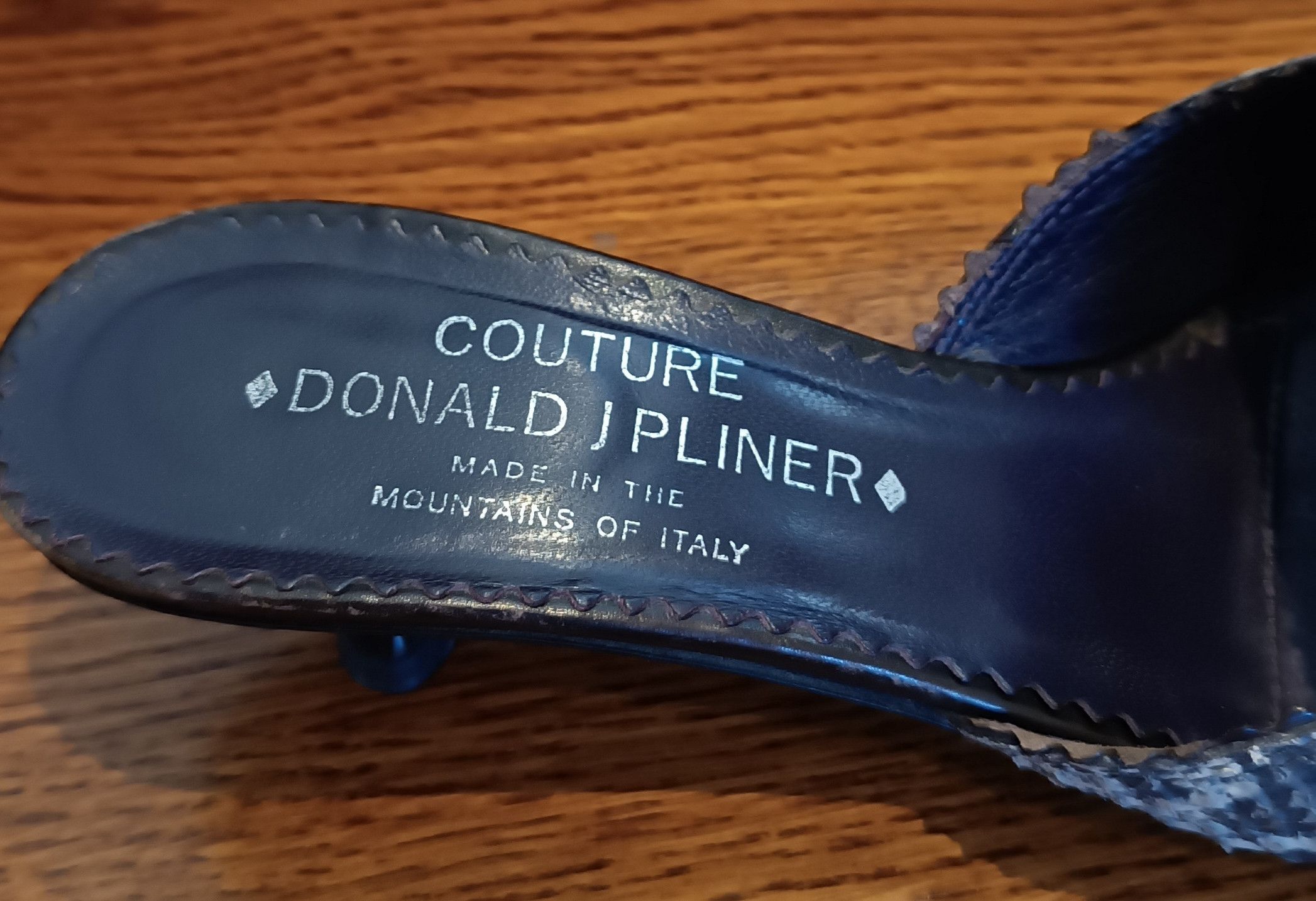 Donald Pliner × Leather Luxury Mules Donald J Pliner Couture Leather Moira Vintage Size US 9 / IT 39 - 4 Thumbnail