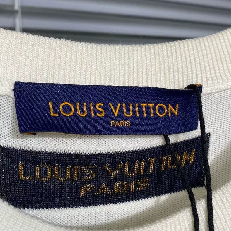 Louis Vuitton Louis Vuitton Intarsia logo short sleeve Size US M / EU 48-50 / 2 - 3 Thumbnail