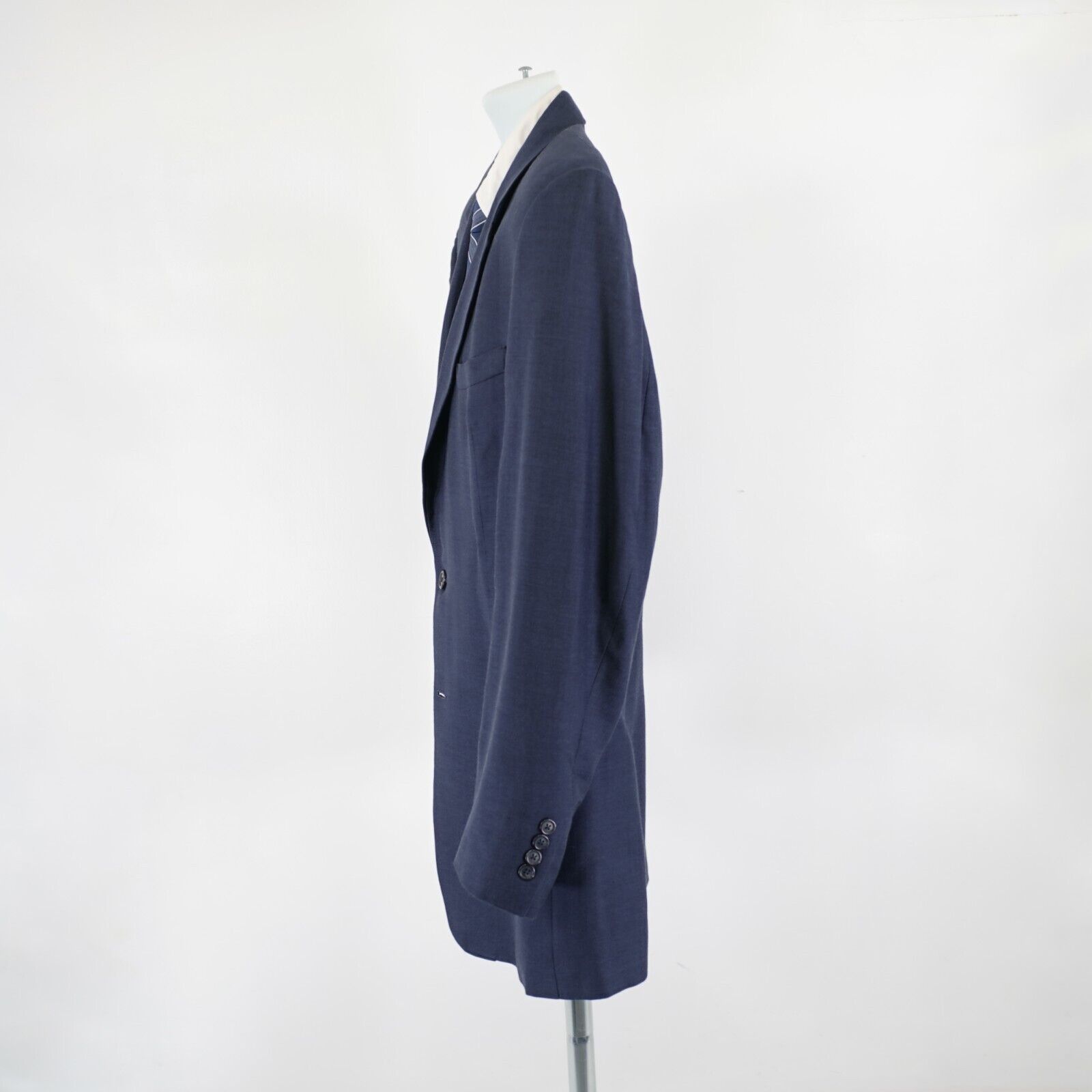 Jos. A. Bank Jos A Bank Wool Blue / Black Sharkskin Blazer 42L / Slim 44 Size 42L - 6 Thumbnail