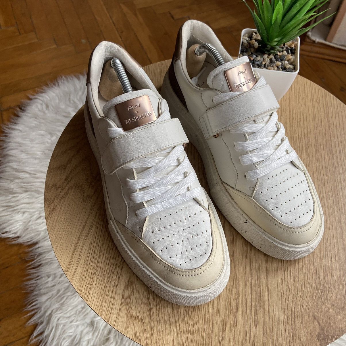 ASH ASH x Nespresso Low Top Y2K Leather Sneakers Size US 9 / IT 39 - 3 Thumbnail