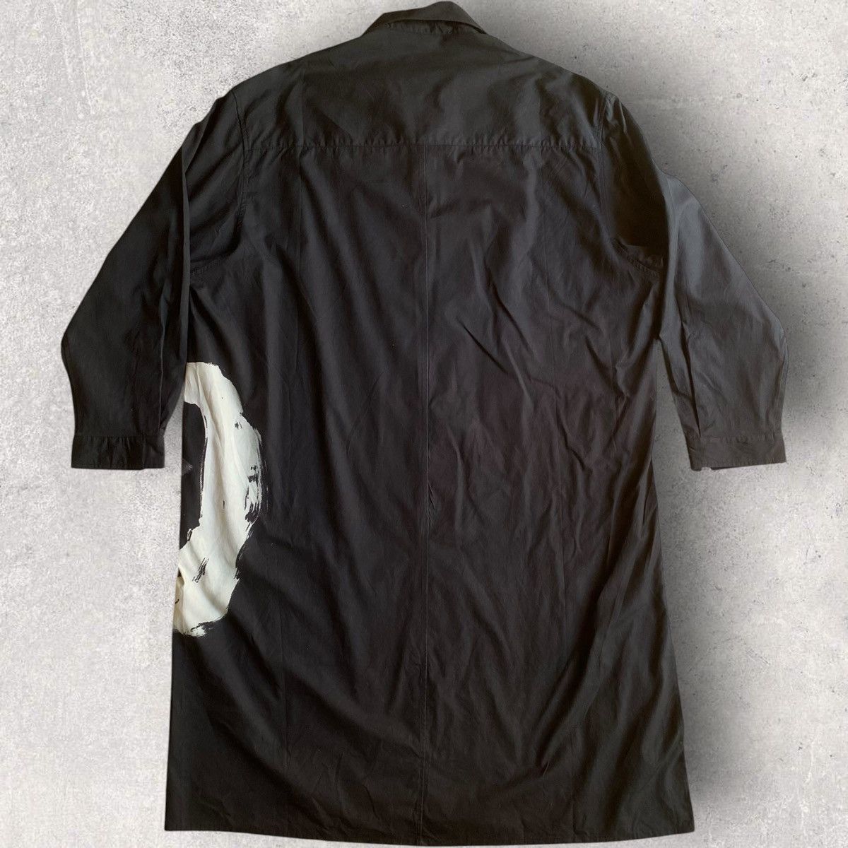 Yohji Yamamoto Fall19 Black Scandal Print Shirt Size US M / EU 48-50 / 2 - 3 Thumbnail