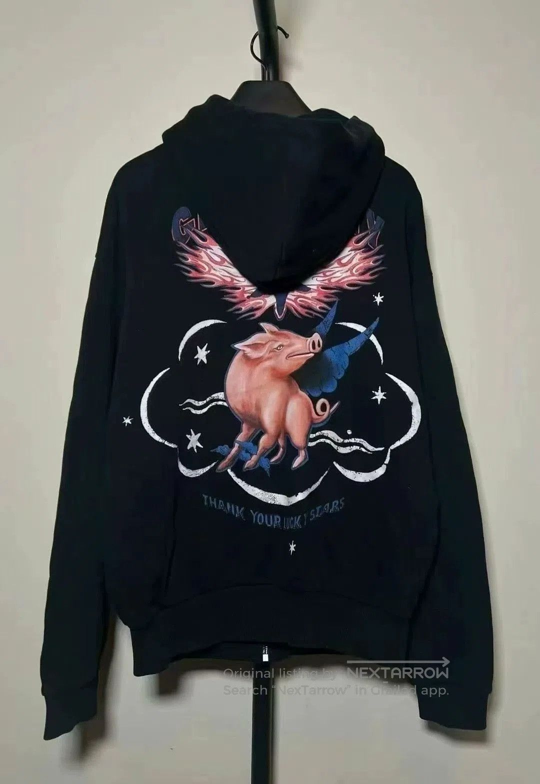 Givenchy givenchy black zip-up hoodie with logo. Size US S / EU 44-46 / 1 - 2 Thumbnail