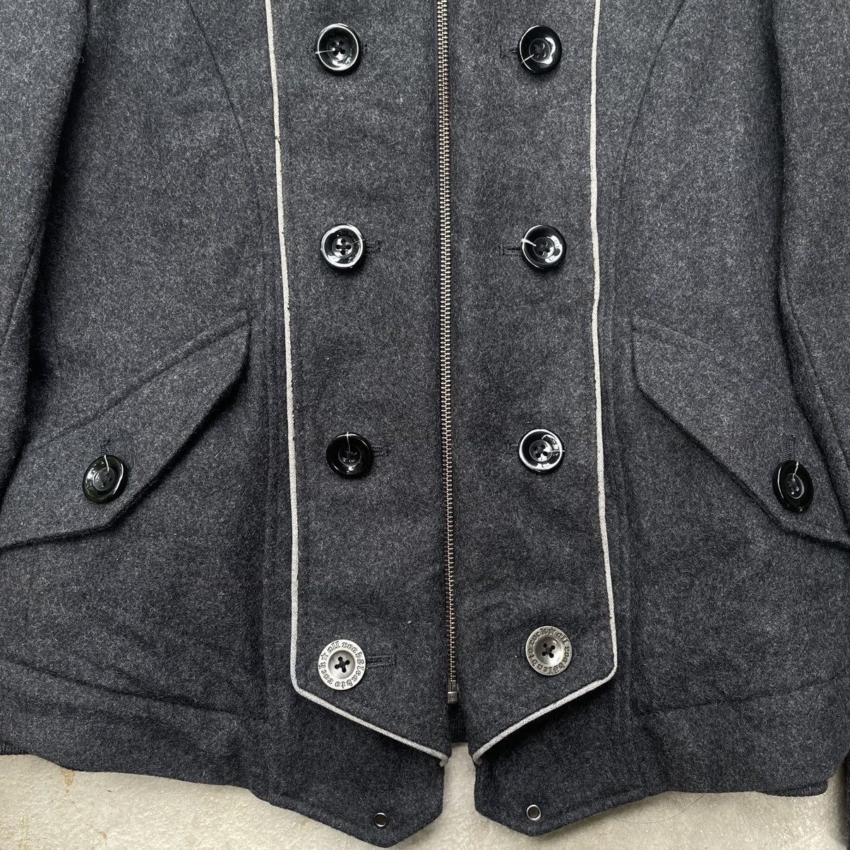 PPFM Archive🔥 PPFM Napolean Bondage Wool Fur Hood grey jacket Size US S / EU 44-46 / 1 - 7 Thumbnail
