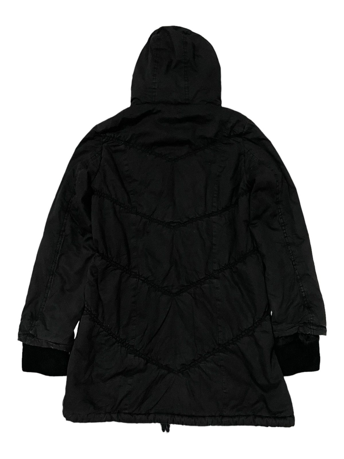 Japanese Brand × Vintage TRIBE Baby Shoop Sherpa Lined Fur Hooded Bondage Punk Jacket Size US M / EU 48-50 / 2 - 4 Thumbnail