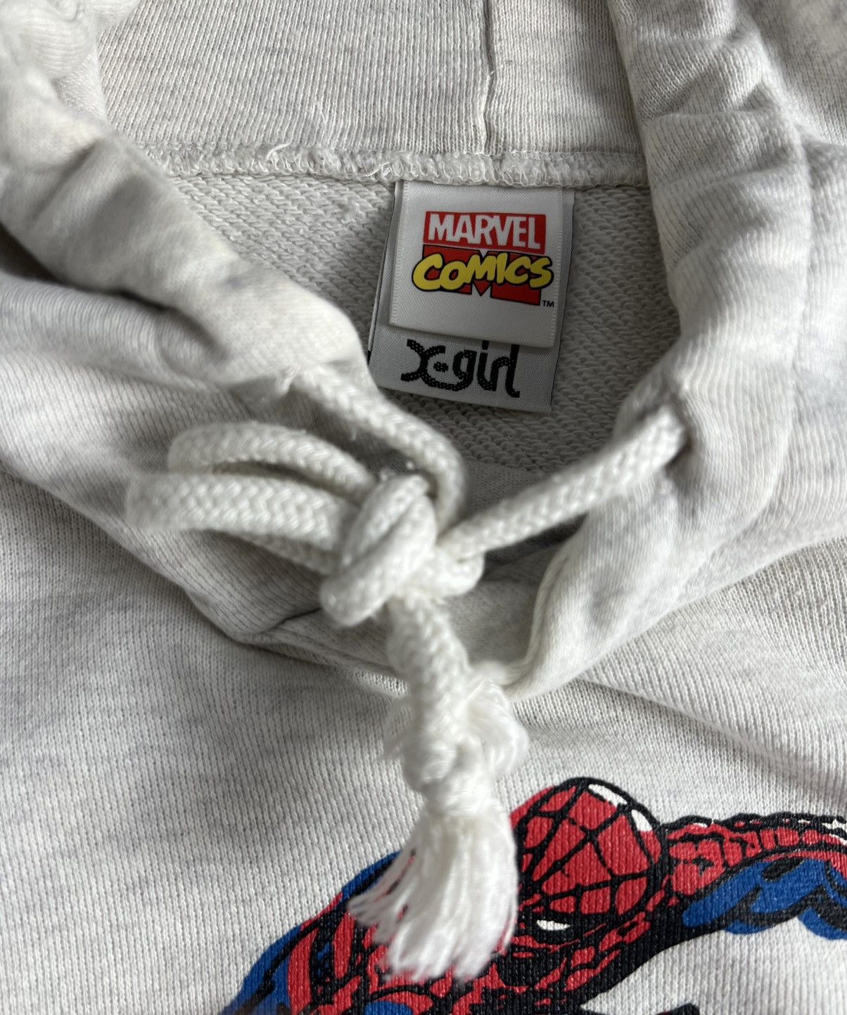 Japanese Brand Vintage X-Girl x New Yorke Spiderman Hoodie Size S / US 4 / IT 40 - 8 Thumbnail