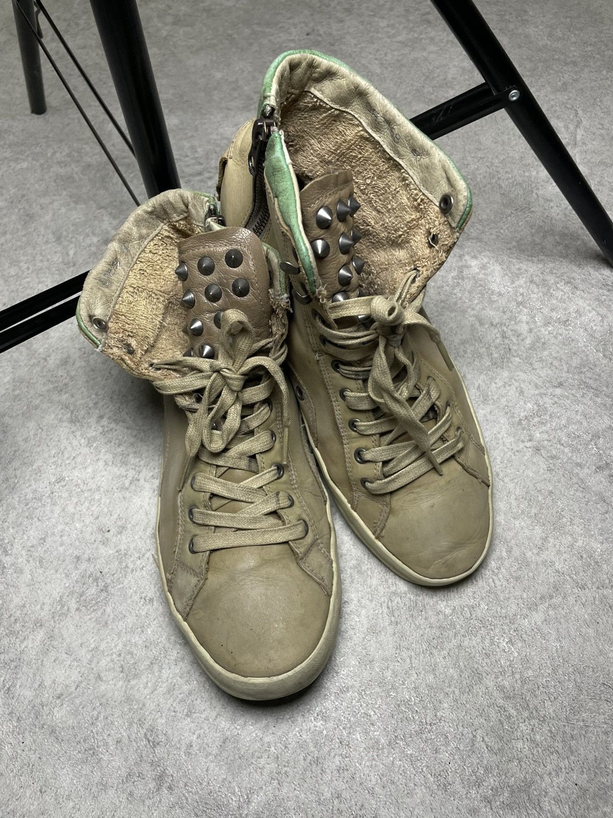 A.S.98 A.S. 98 Style leather Ankle Carol Skull Opium Goth Punk y2k Size US 10 / IT 40 - 22 Thumbnail