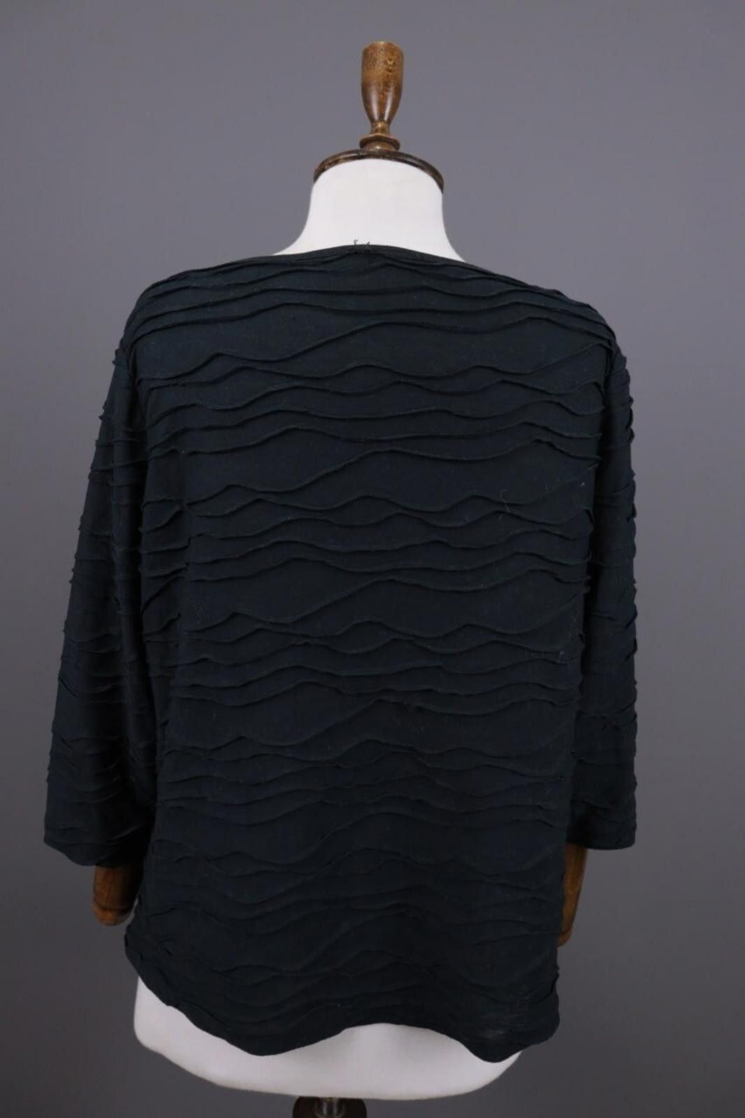 Rundholz Rundholz Black Asymmetrical Knit Pullover Sweater Size M Size M / US 6-8 / IT 42-44 - 10 Thumbnail