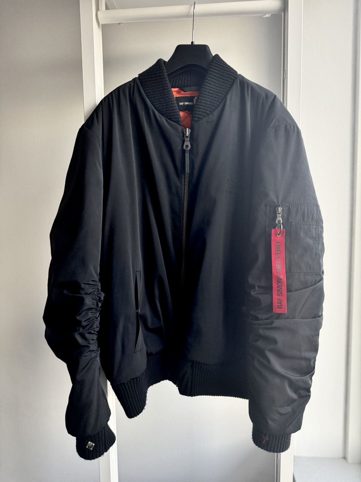 RAF simons 1997 ボンバージャケット Raf Simons ボンバージャケット | ブラック | FARFETCH JP