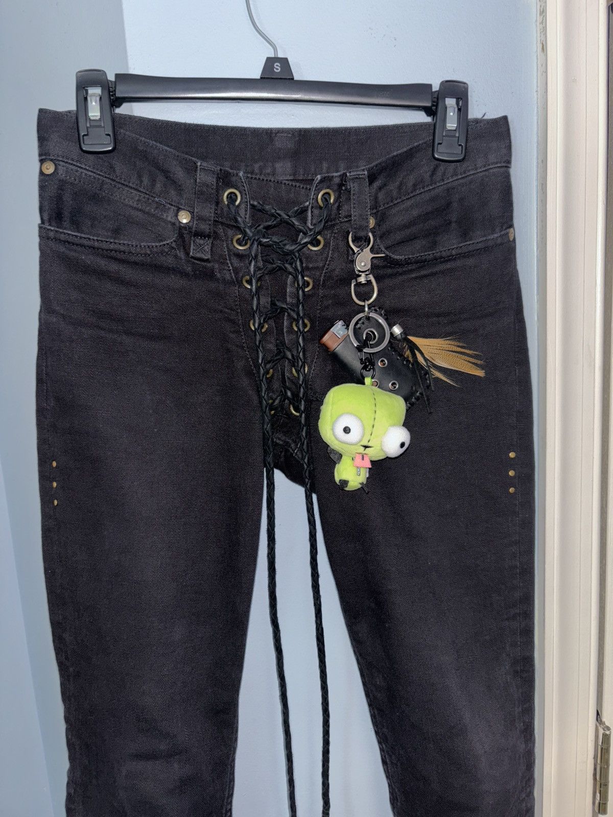If Six Was Nine If six was nine lace up flared jeans Size US 29 - 3 Thumbnail