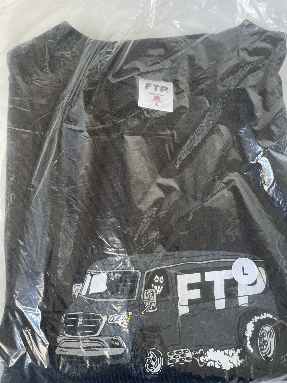 Fuck The Population FTP VAN TEE LARGE Size US L / EU 52-54 / 3 - 2 Thumbnail