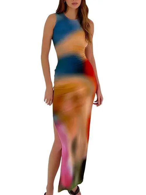 Other Maxi retro vintage y2k aesthetic dress Size S / US 4 / IT 40 - 3 Thumbnail