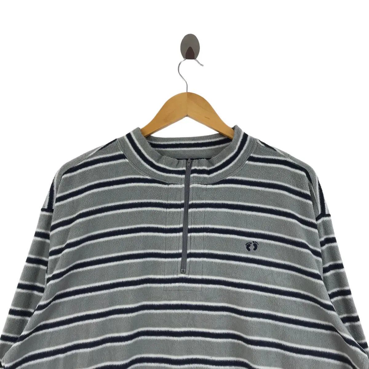 Hang Ten Vtg HANG TEN HAWAII Surfing Striped Henley Sweatshirt Size US L / EU 52-54 / 3 - 2 Thumbnail