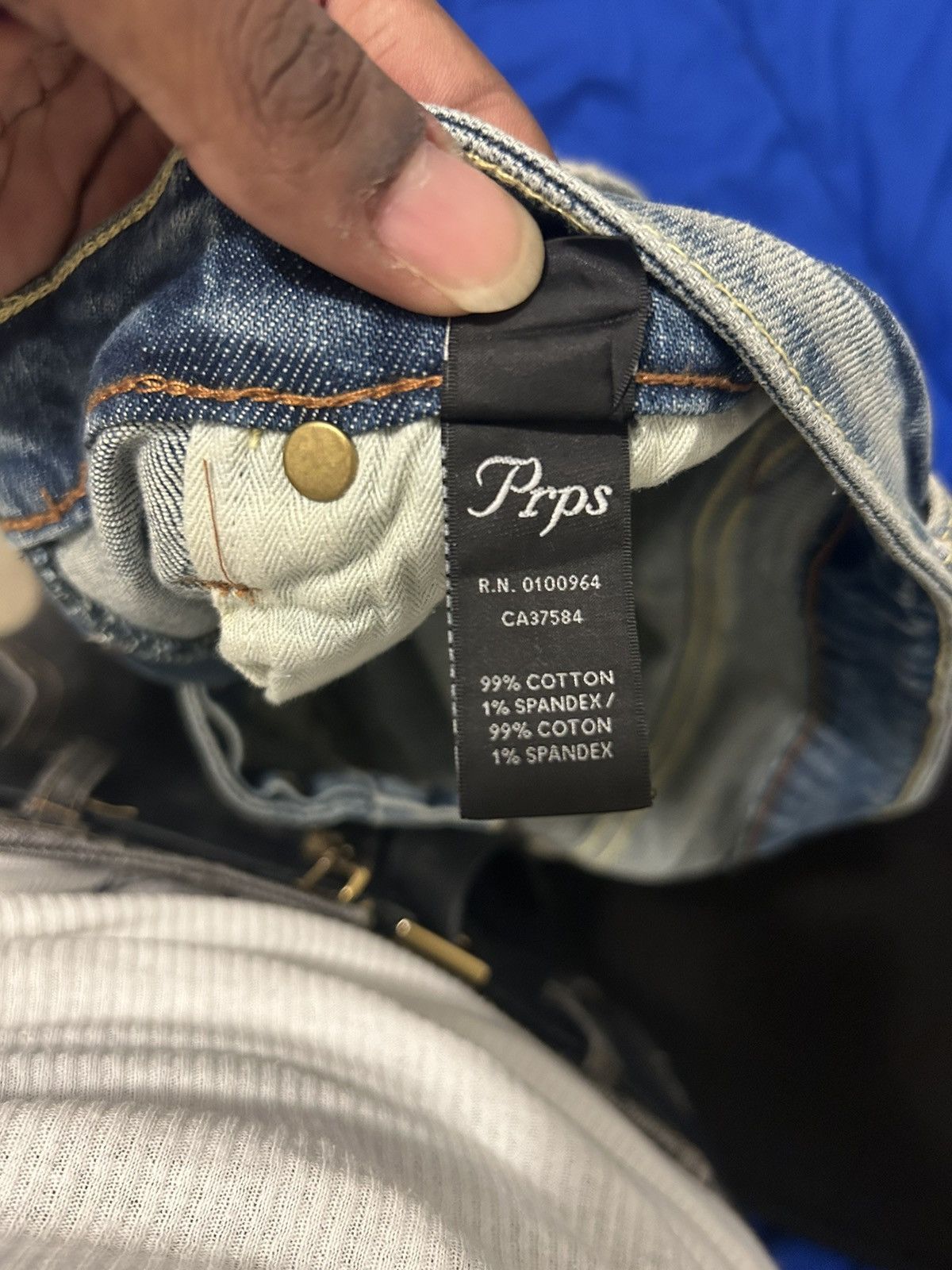 Prps Prp Jeans Light/Faded Blue Denim Size US 33 - 4 Thumbnail