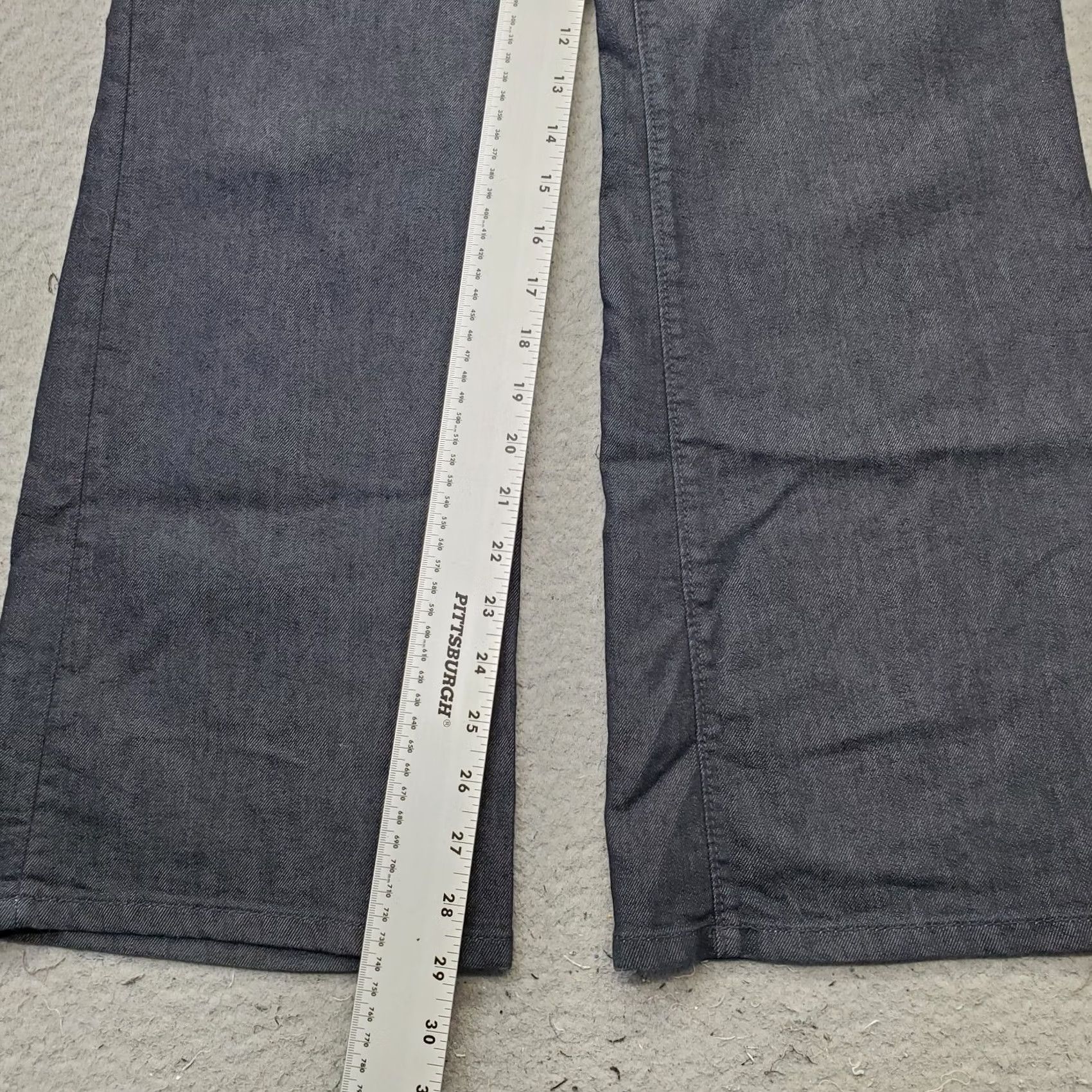 Ann Taylor Ann Taylor Curvy Flare Jeans Womens 10P Navy Denim Dark Wash Jeans Size 32" / US 10 / IT 46 - 4 Thumbnail