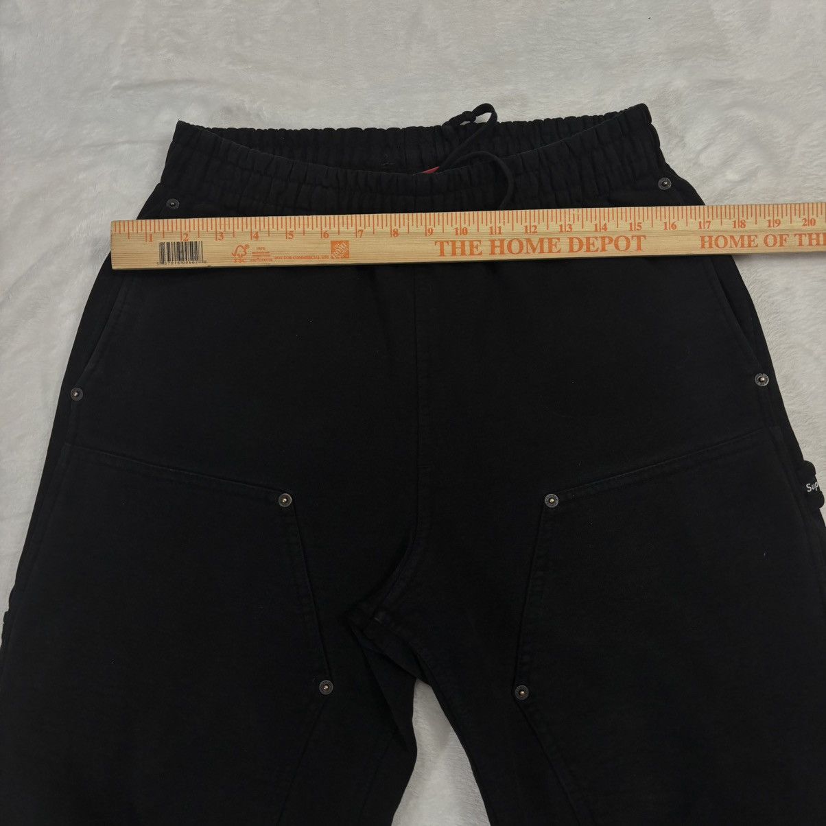 Supreme Supreme Baggy Sweatpants Double Knee Painter Black Mens S Size US 30 / EU 46 - 9 Thumbnail